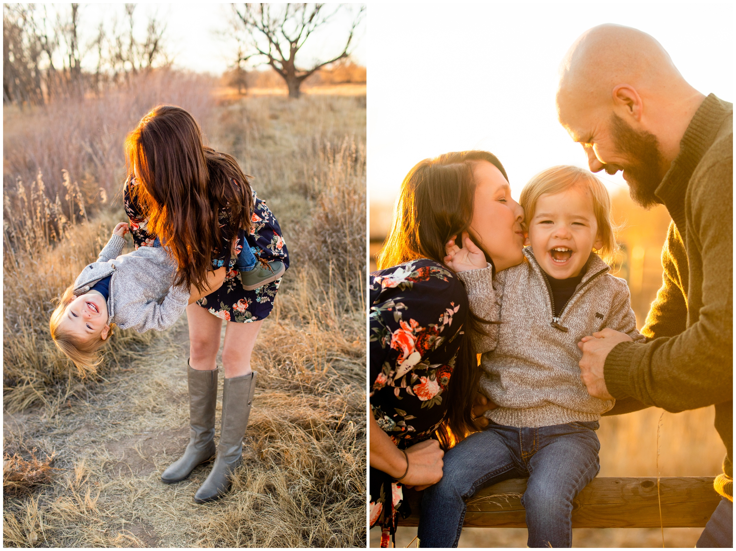 candid family photos at Sandstone Ranch in Longmont 