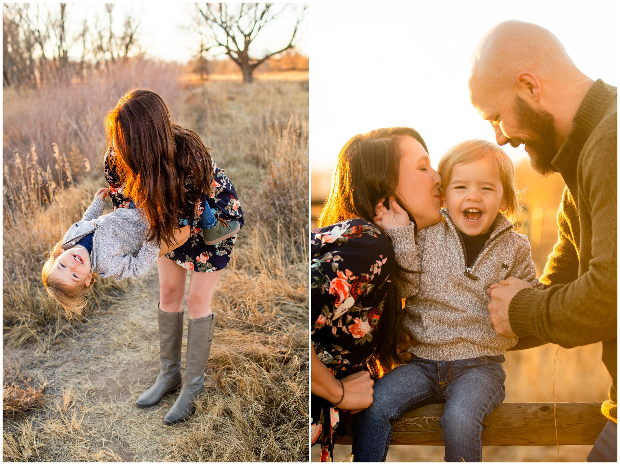 candid family photos at Sandstone Ranch in Longmont