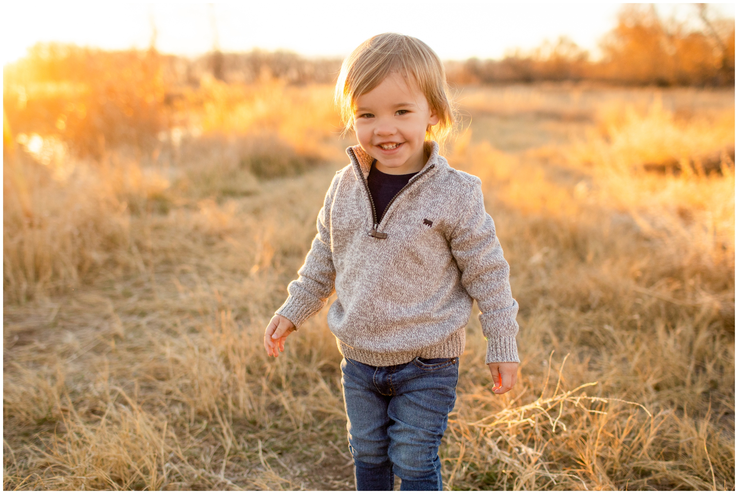 Longmont CO family pictures during fall at Sandstone Ranch by Colorado portrait photographer Plum Pretty Photography