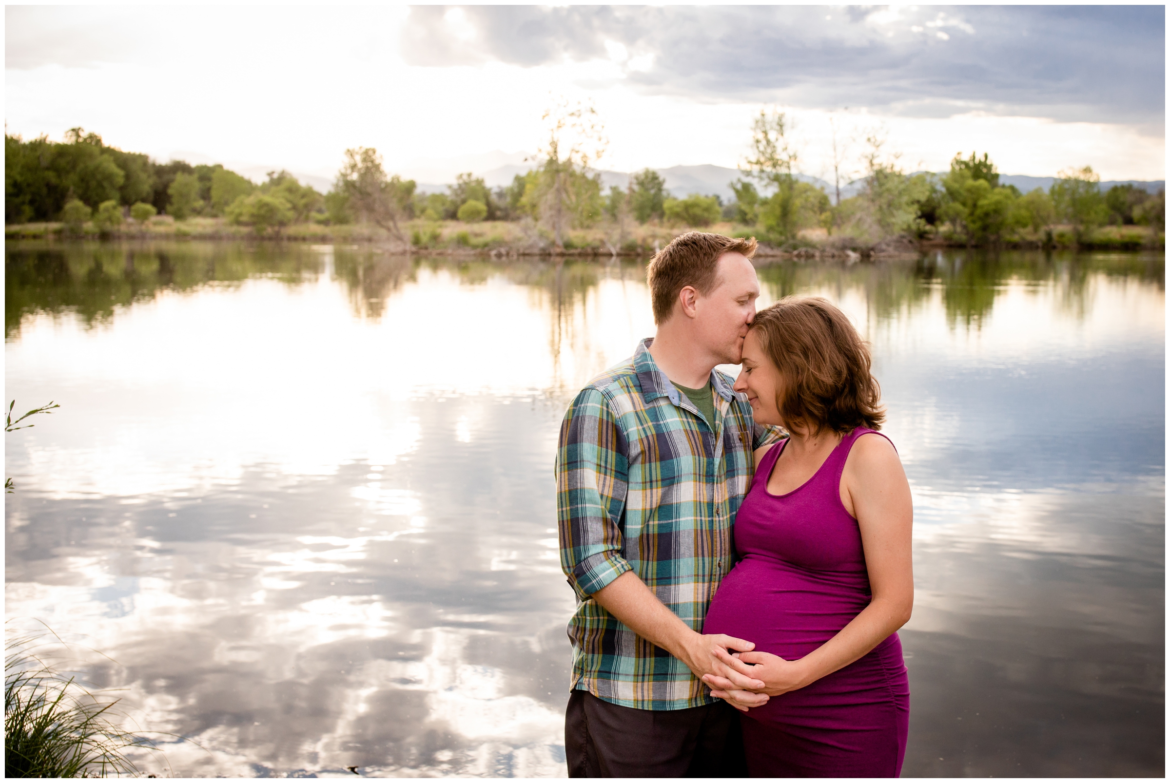 Longmont Colorado maternity pictures at Golden Ponds by award-winning portrait photographer Plum Pretty Photography