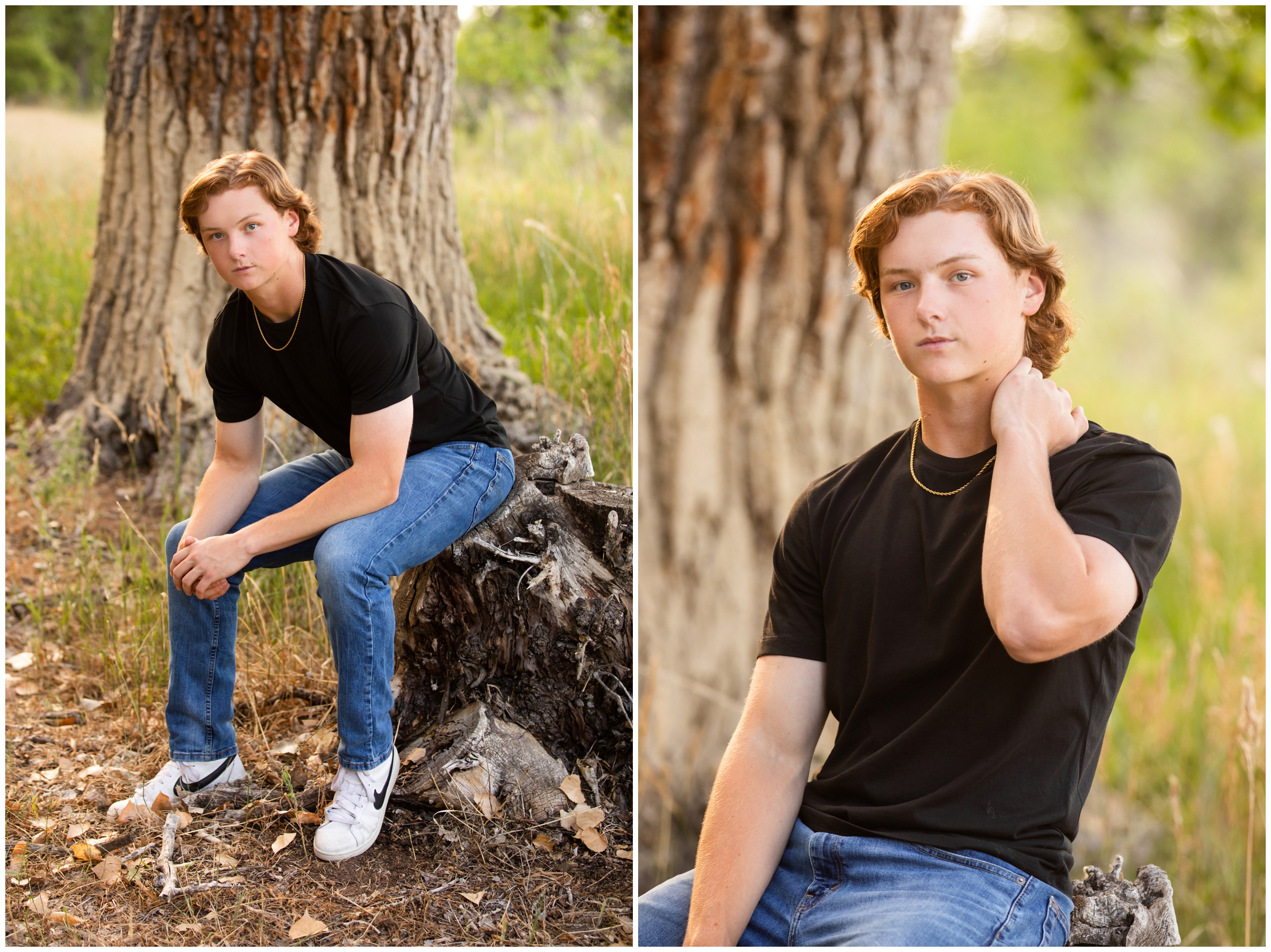 Longmont Colorado senior photography session at Golden Ponds by photographer Plum Pretty Photography