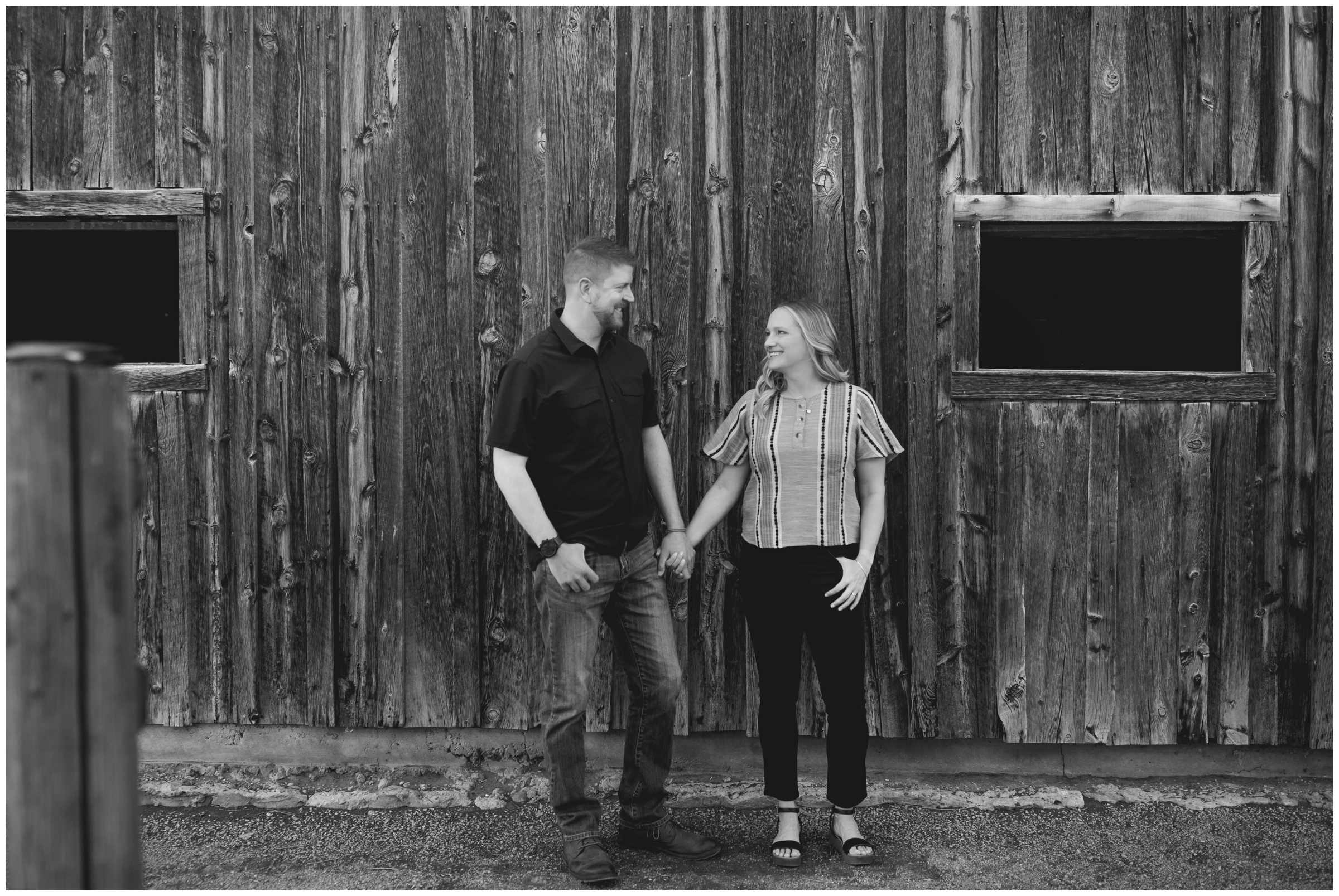 rustic engagement photography inspiration in Colorado