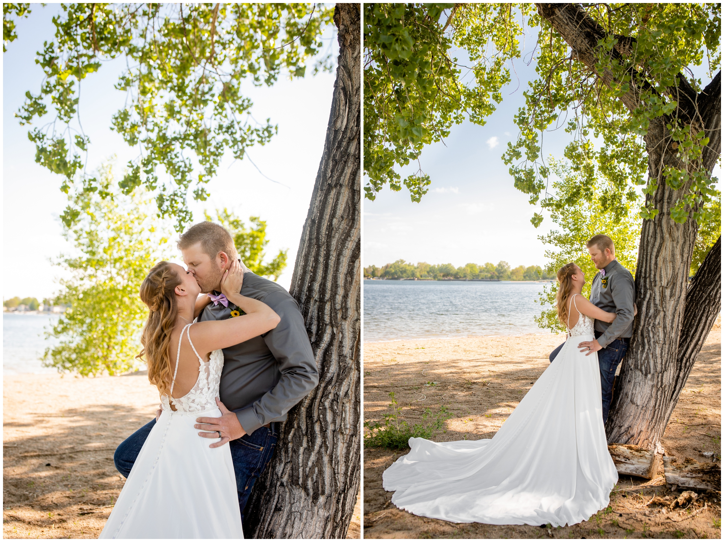 Loveland Colorado wedding photography at Lake Loveland by CO photographer Plum Pretty Photography