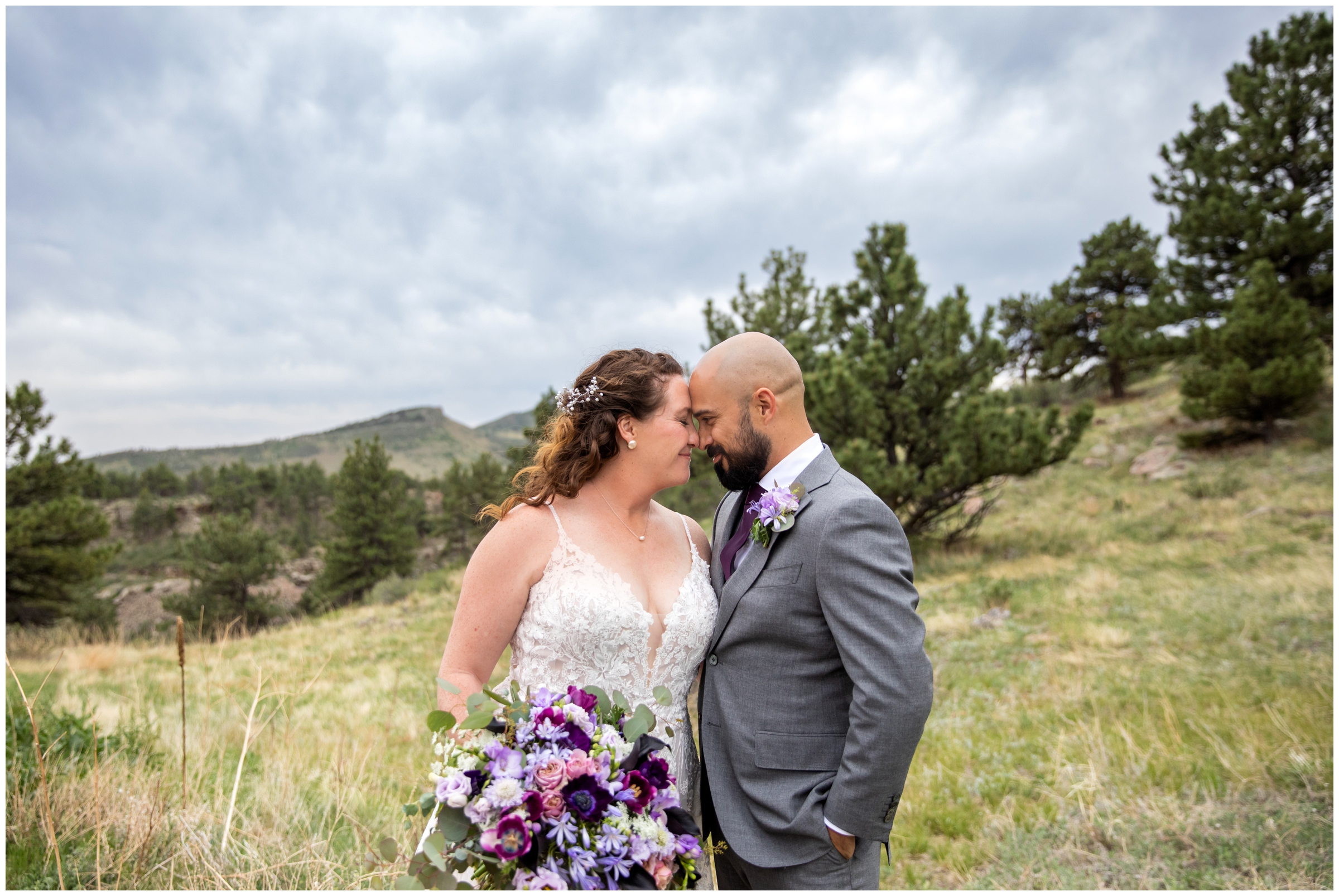 Colorado mountain wedding portraits at Lionscrest Manor by Plum Pretty Photography 