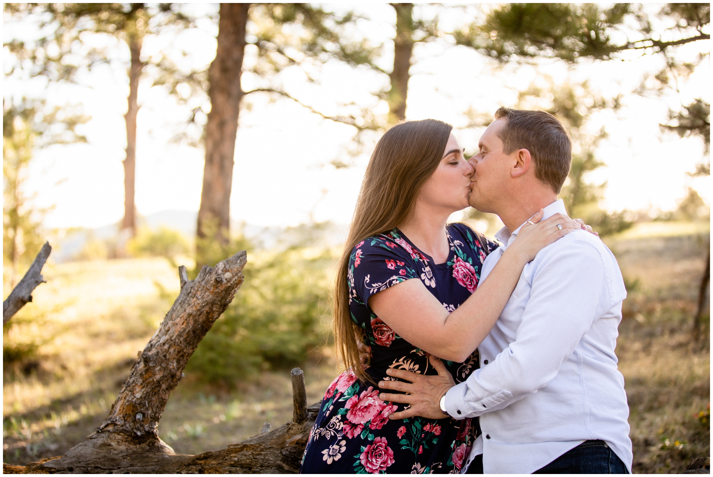 sunny couples photos at Mount Falcon West by CO photographer Plum Pretty Photography 