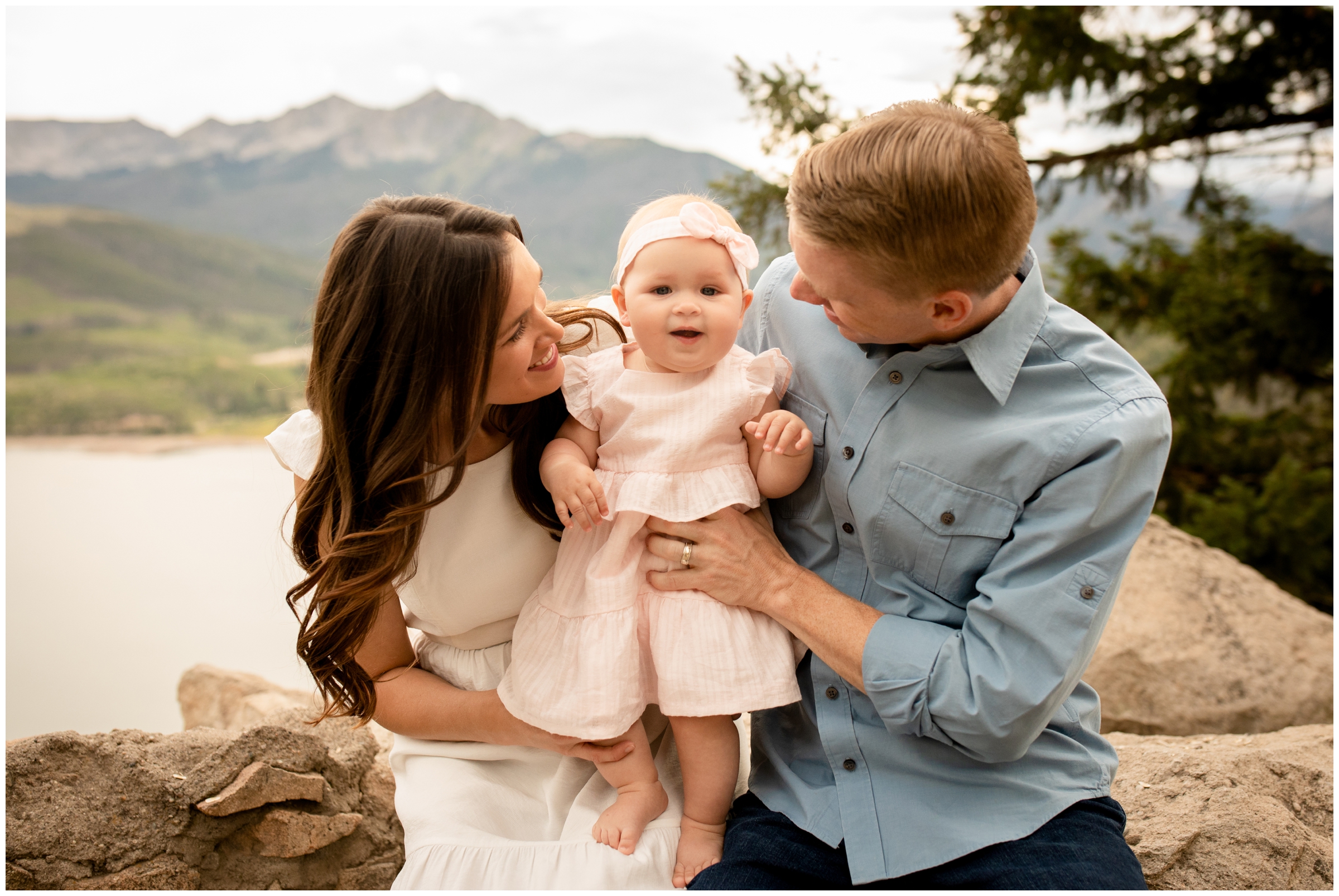Breckenridge family portrait photography at Sapphire Point by Colorado mountain photographer Plum Pretty Photography