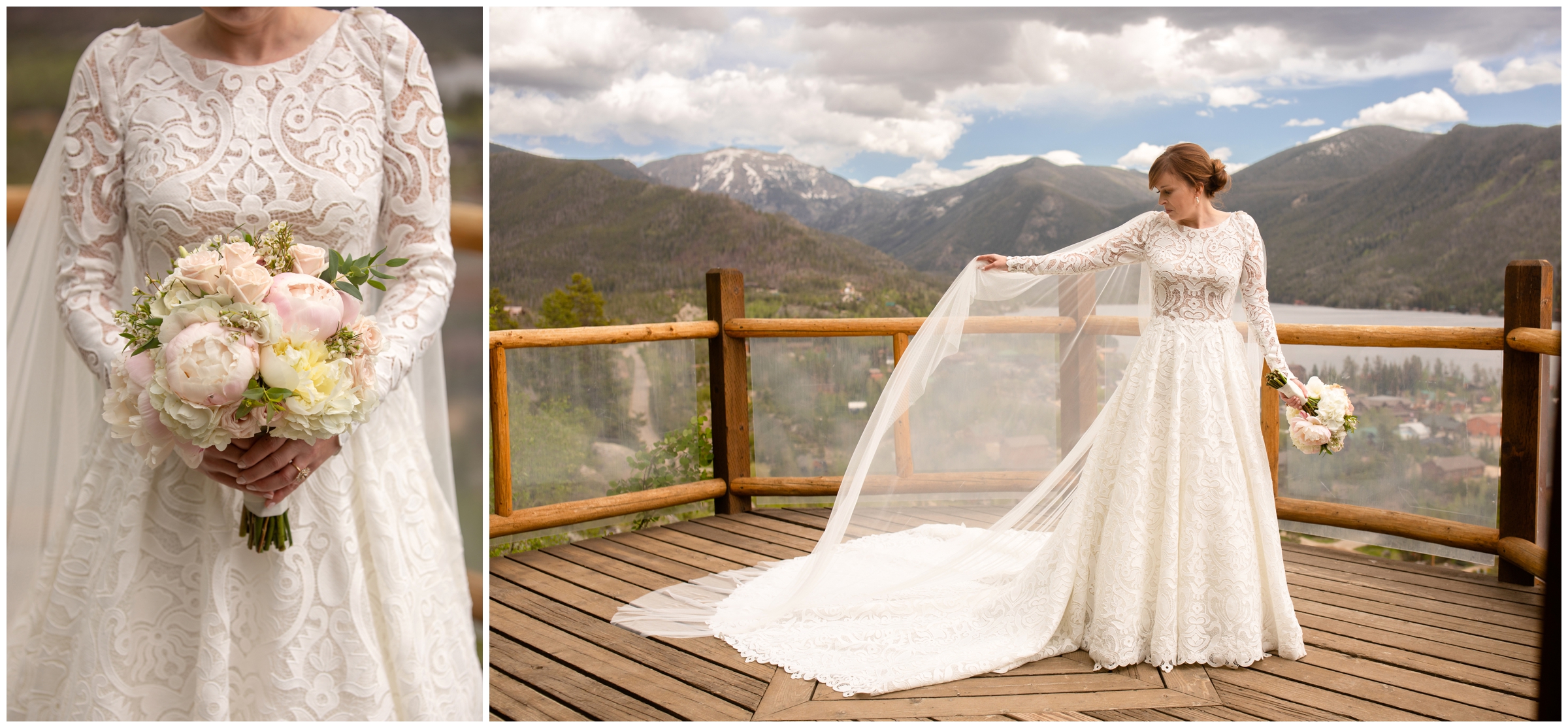 Intimate Grand Lake Lodge wedding photos by Colorado mountain wedding photographer Plum Pretty Photography