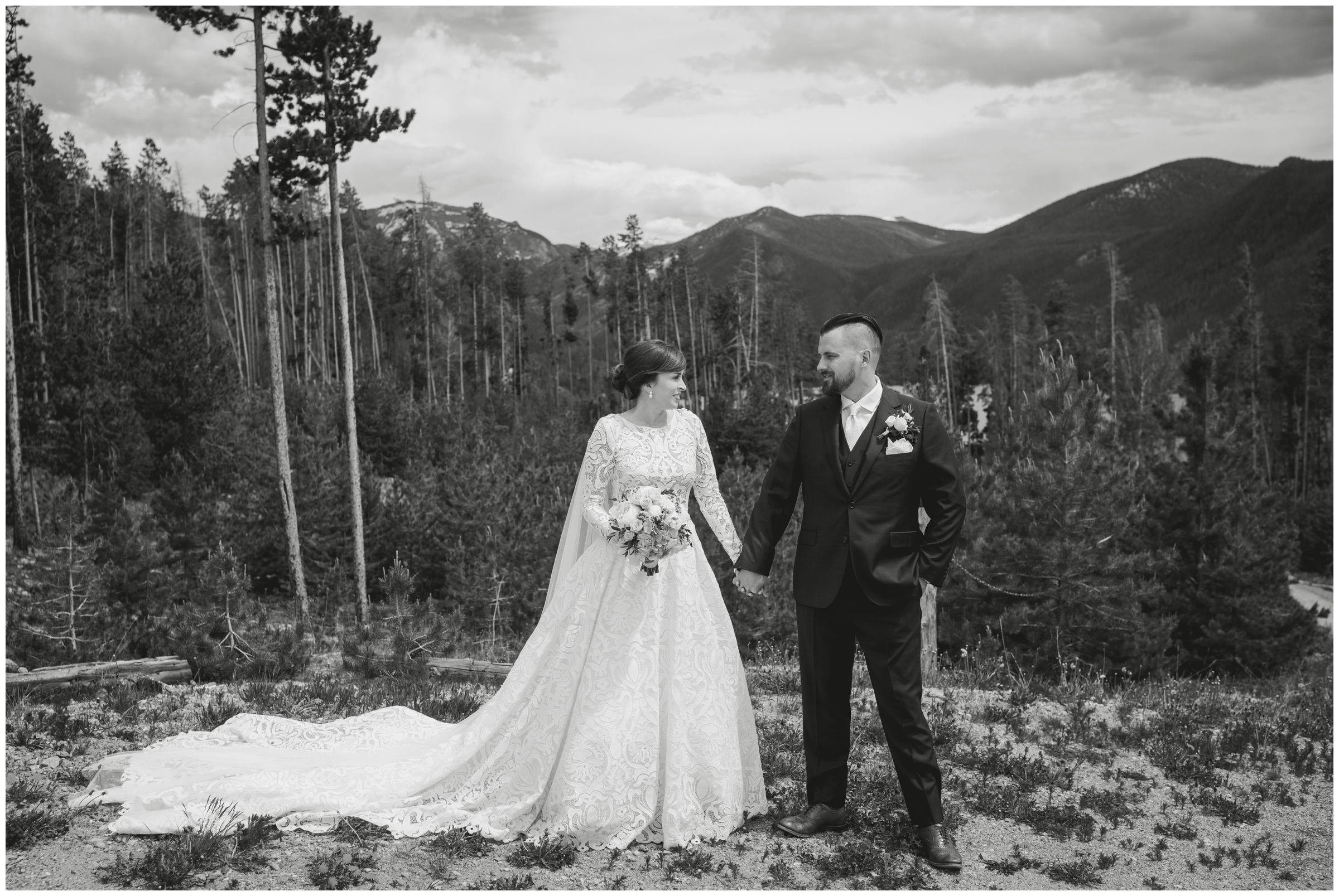 Intimate Grand Lake Lodge wedding photos by Colorado mountain wedding photographer Plum Pretty Photography