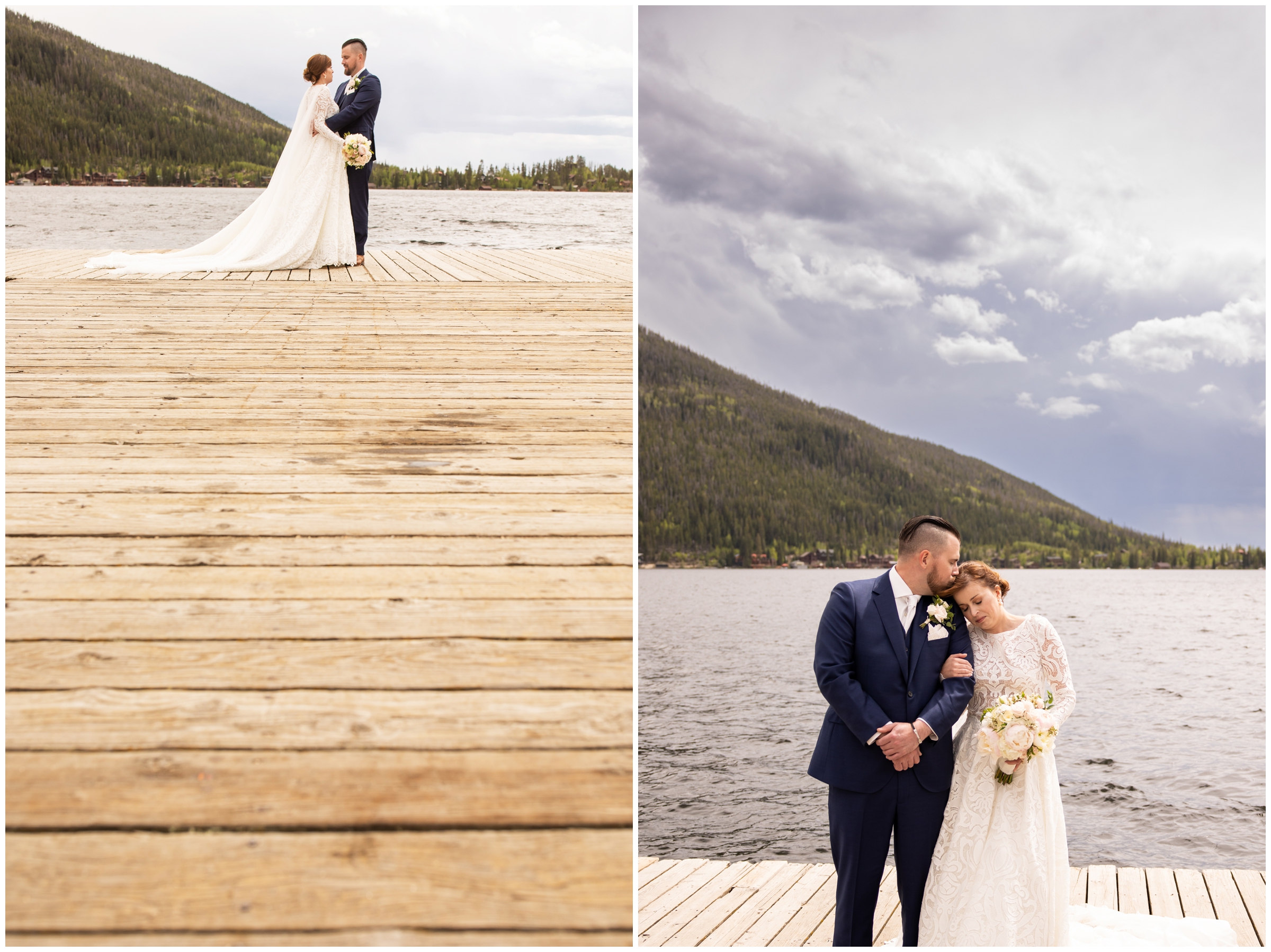 Colorado mountain lake wedding inspiration in Grand County 