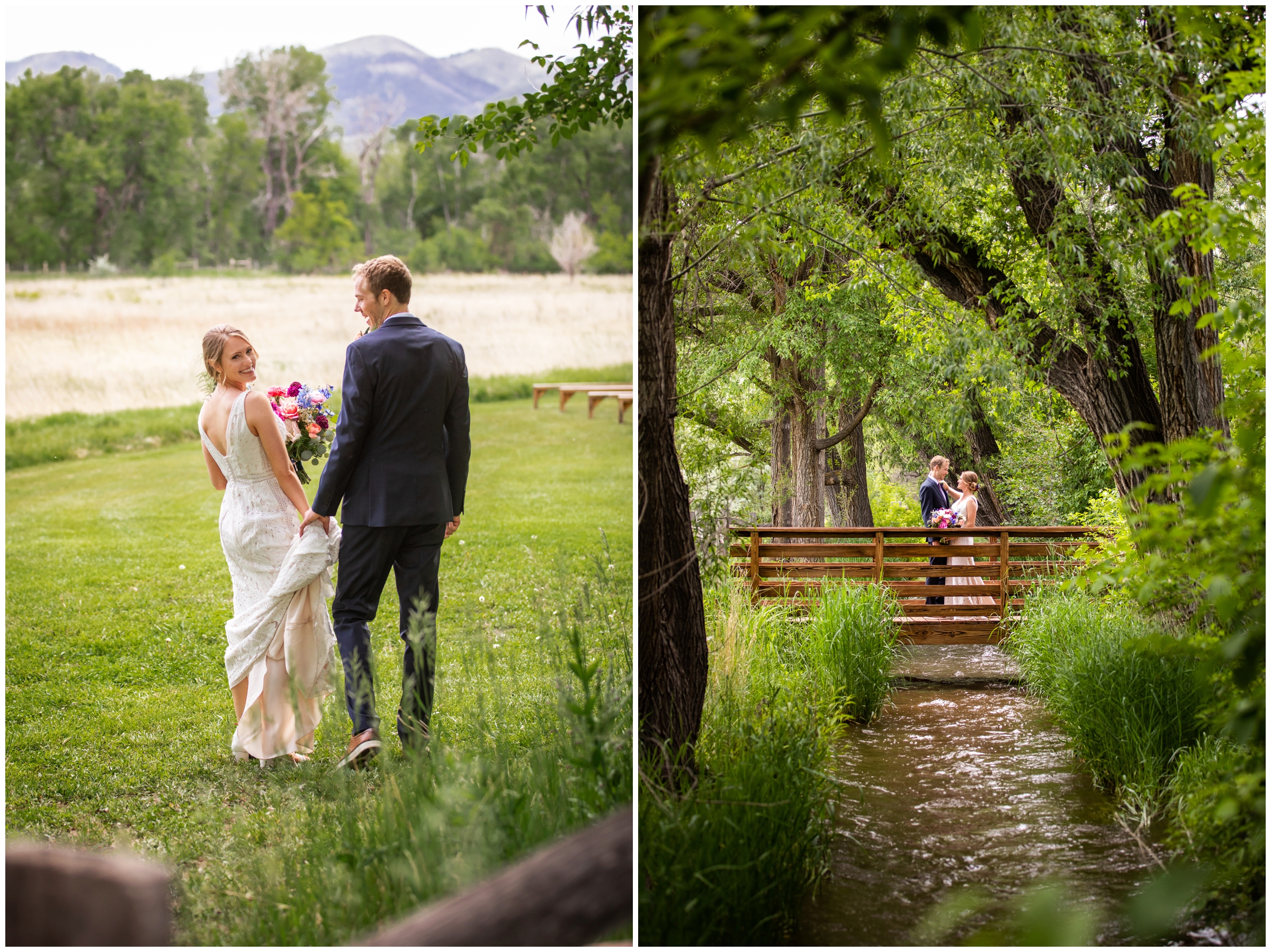Rist Canyon Inn wedding photos during summer by Fort Collins colorado photographer Plum Pretty Photography 