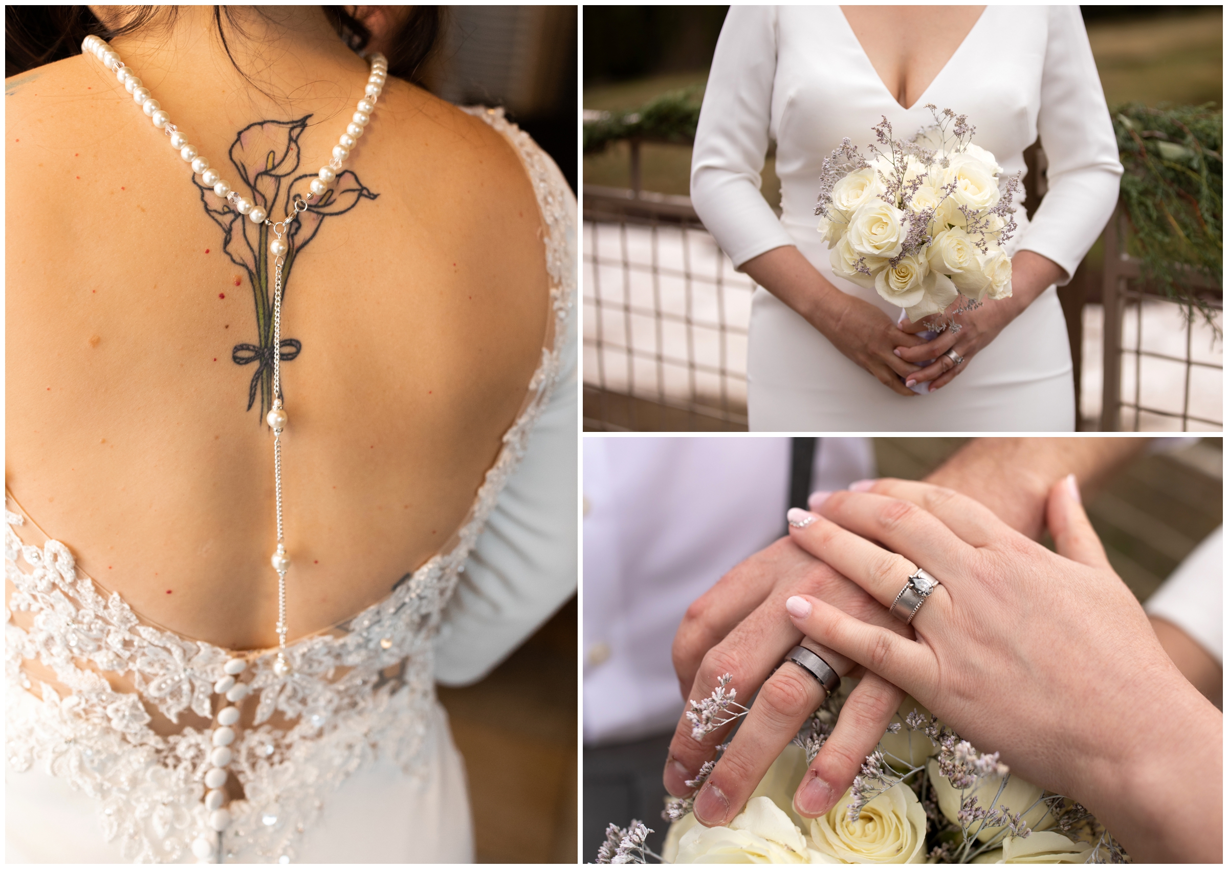 wedding necklace that drapes down back