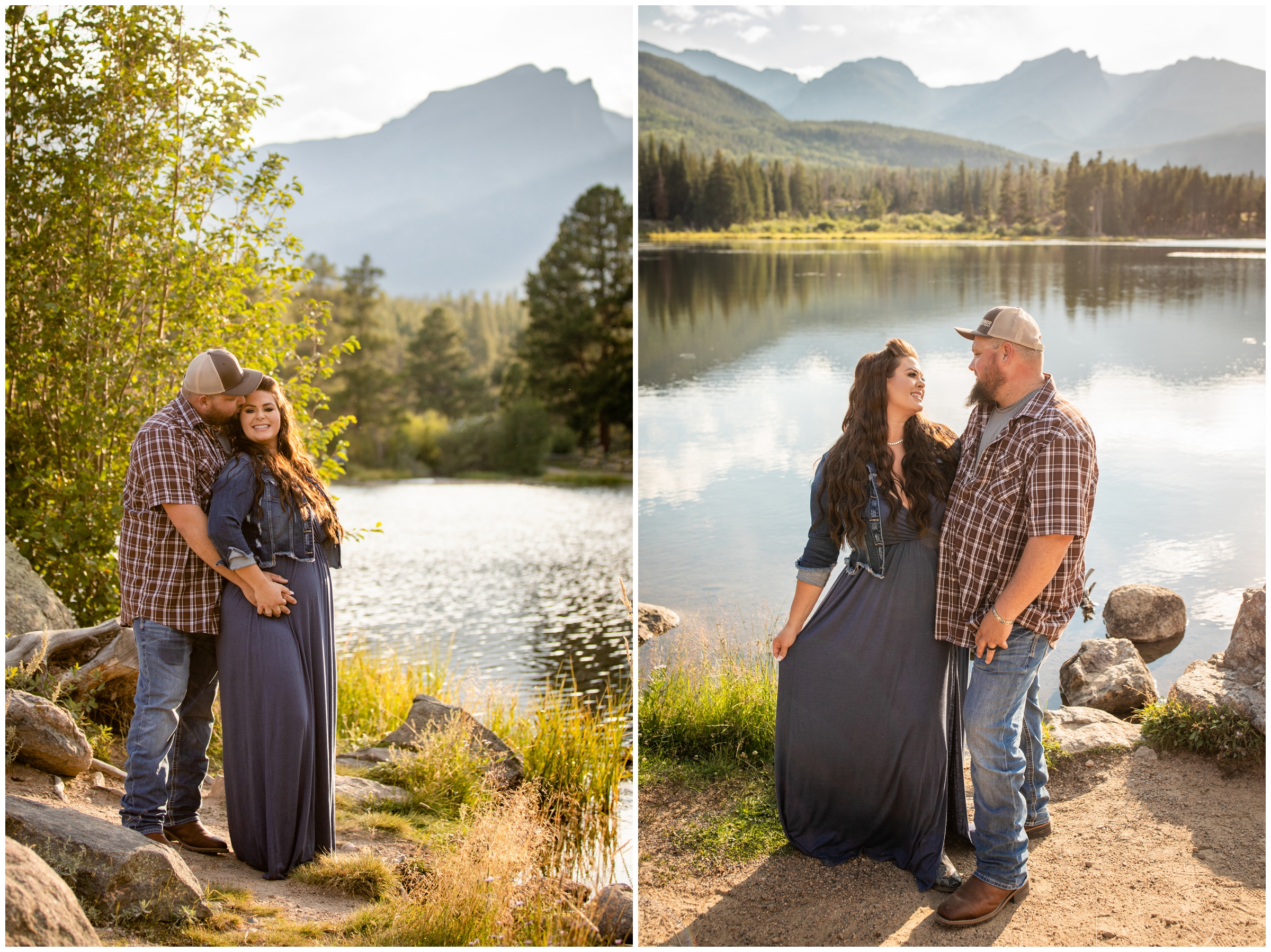 mountain anniversary photography session in RMNP Estes Park 