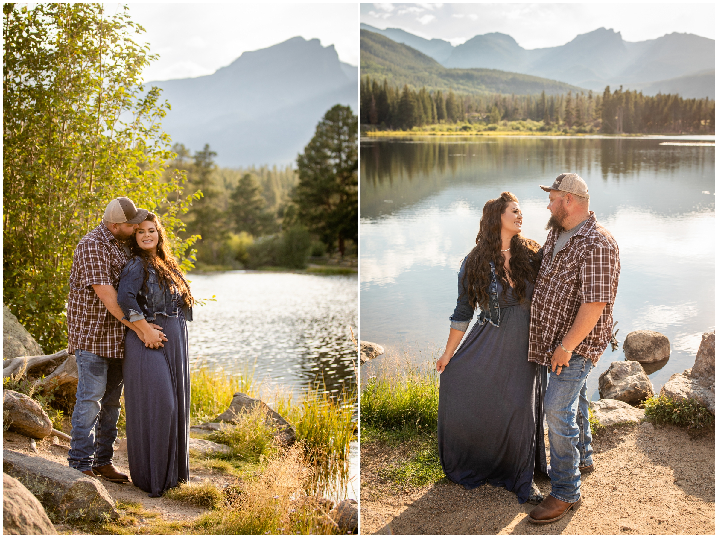 mountain anniversary photography session in RMNP Estes Park