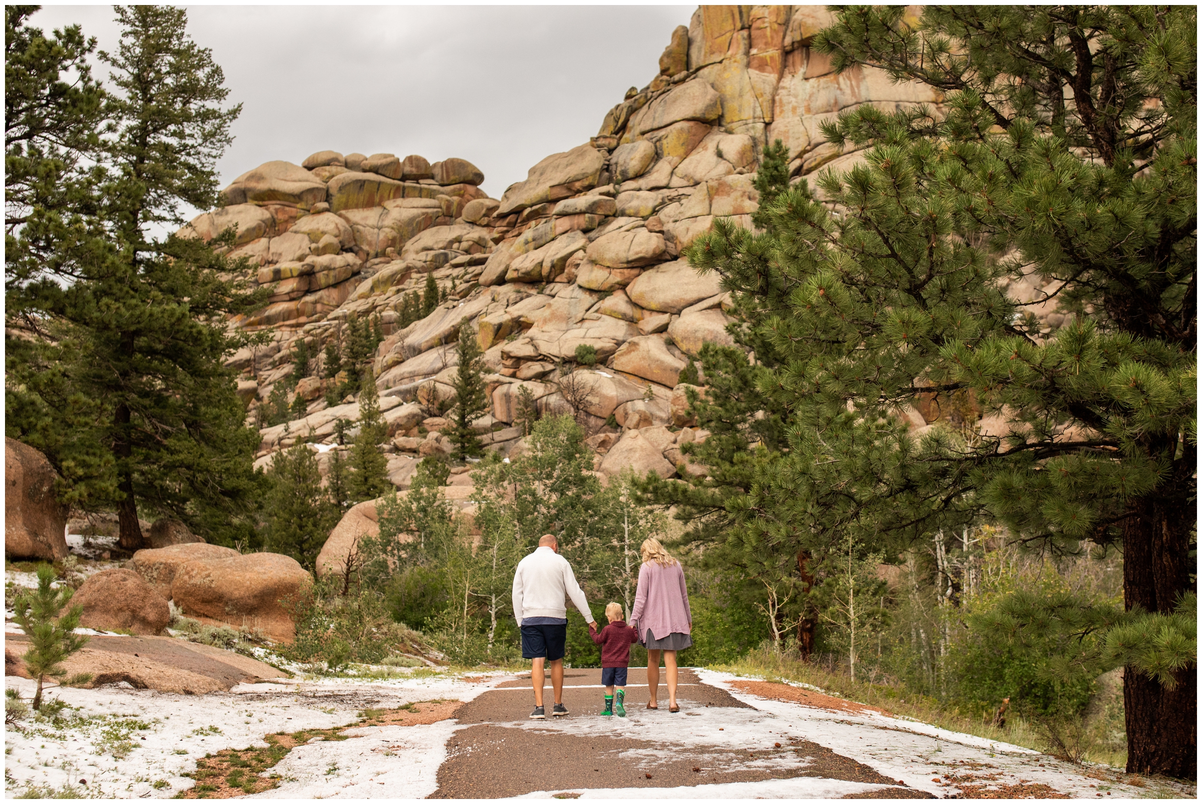 Wyoming Vedauwoo family photos by Colorado portrait photographer Plum Pretty Photography