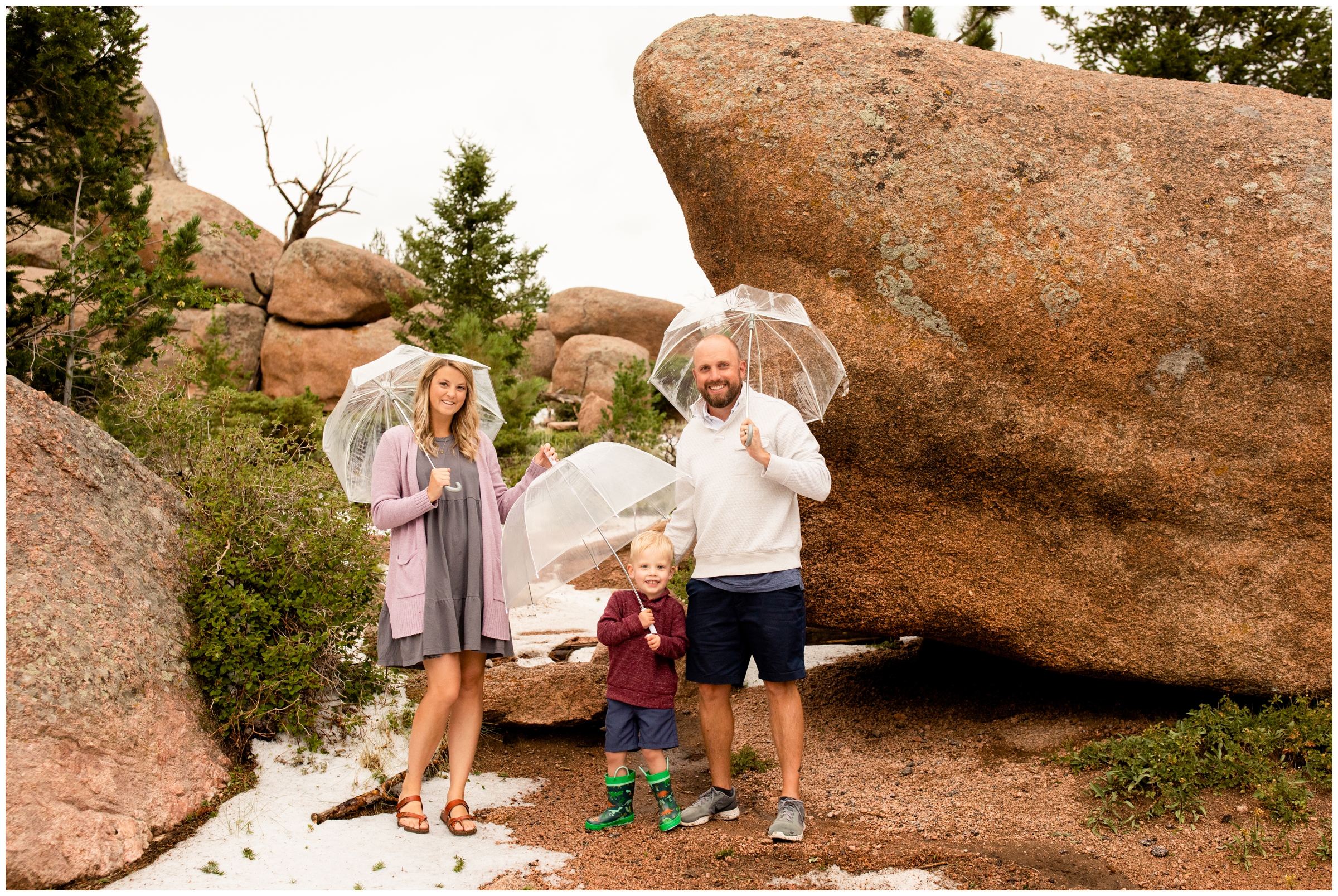 rainy family photography inspiration in Laramie Wyoming by Plum Pretty photos