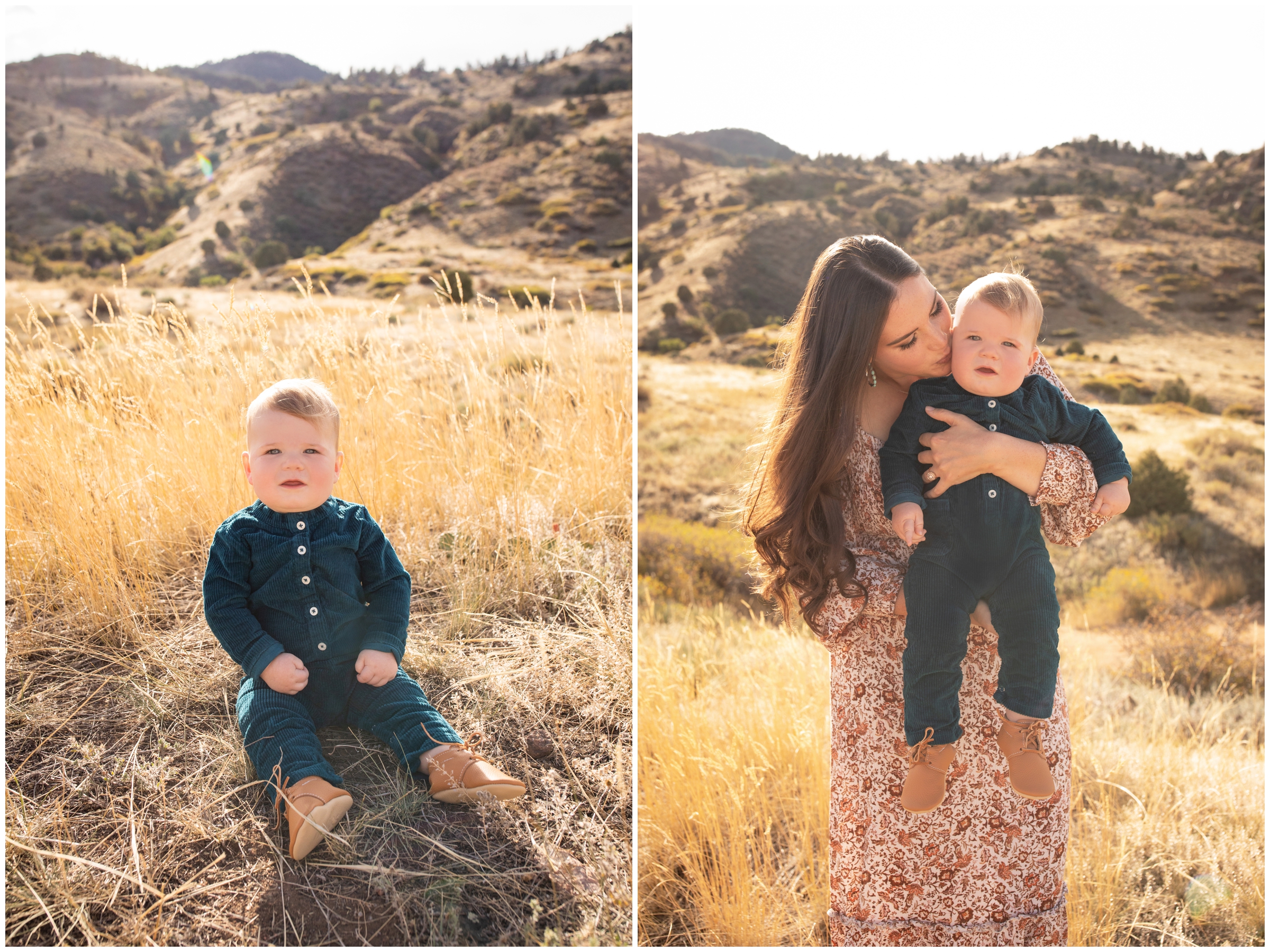 Morrison family photos at Mount Falcon East by Colorado portrait photographer Plum Pretty Photography