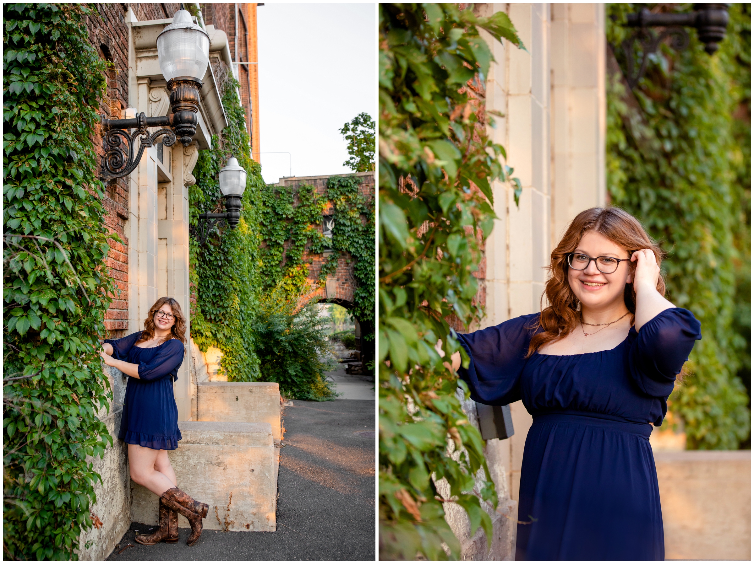 Unique Colorado senior pictures at the Valmont Power Plant by Boulder portrait photographer Plum Pretty Photography 