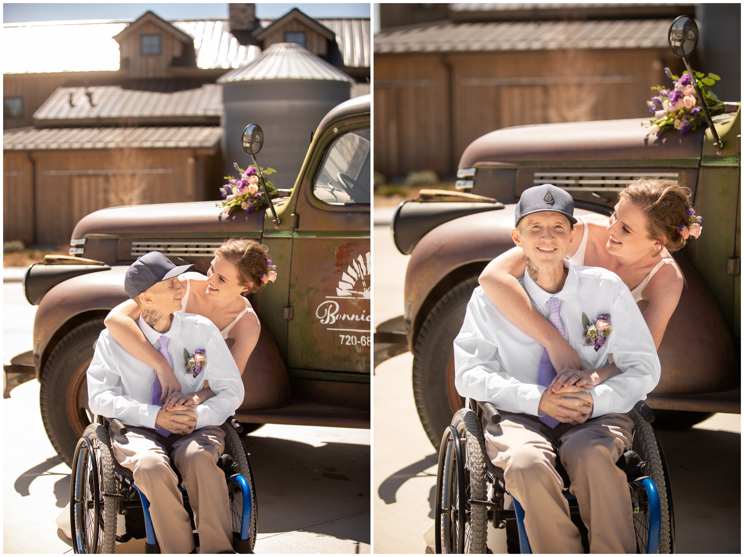 Bonnie Blues Colorado wedding photos during spring by CO elopement photographer Plum Pretty Photography