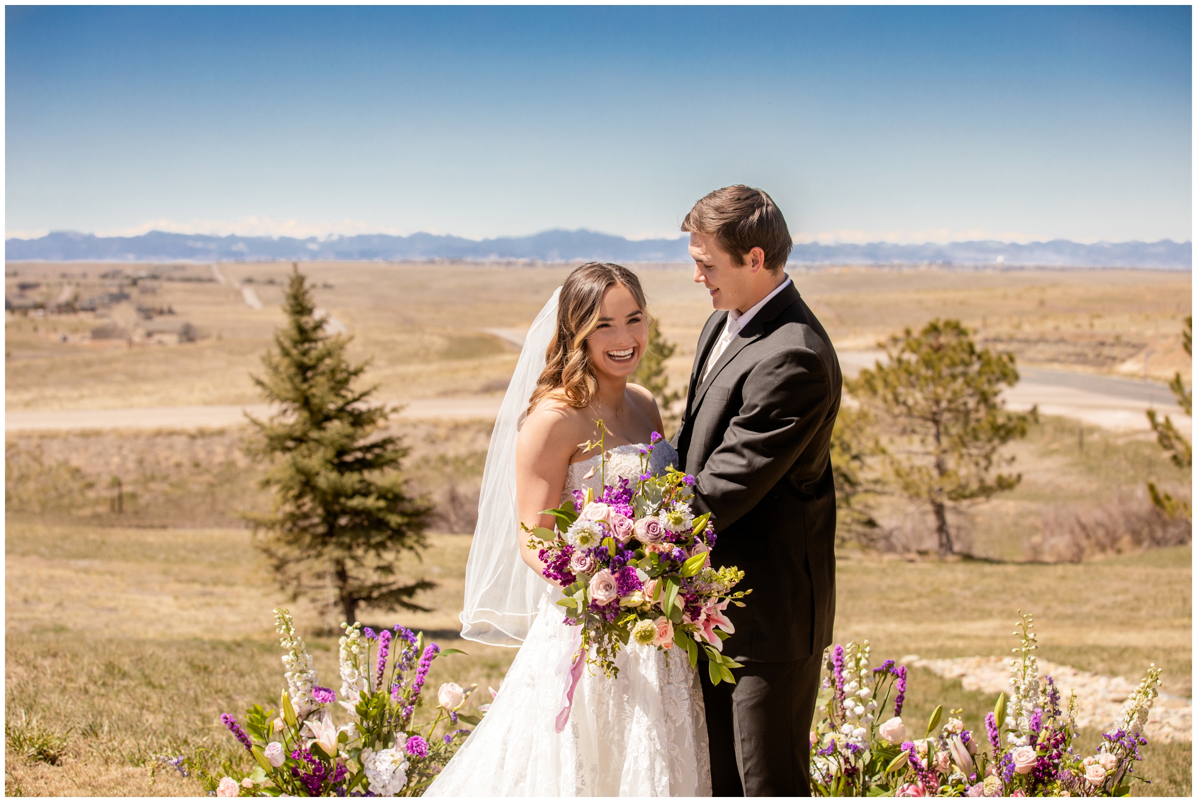 Bonnie Blues wedding photos by Colorado elopement photographer Plum Pretty Photography