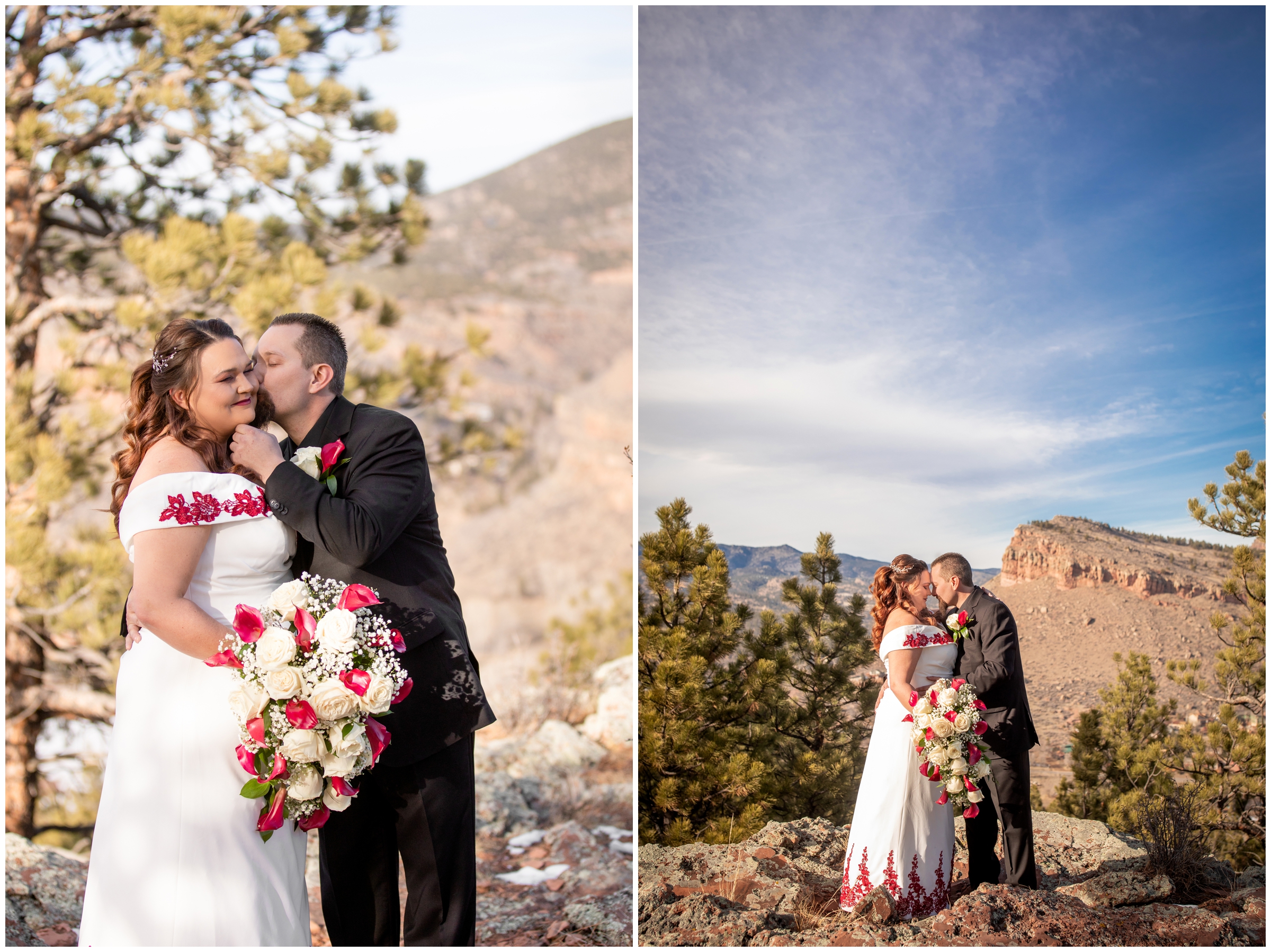 winter mountain wedding inspiration at Lionscrest Manor Colorado 