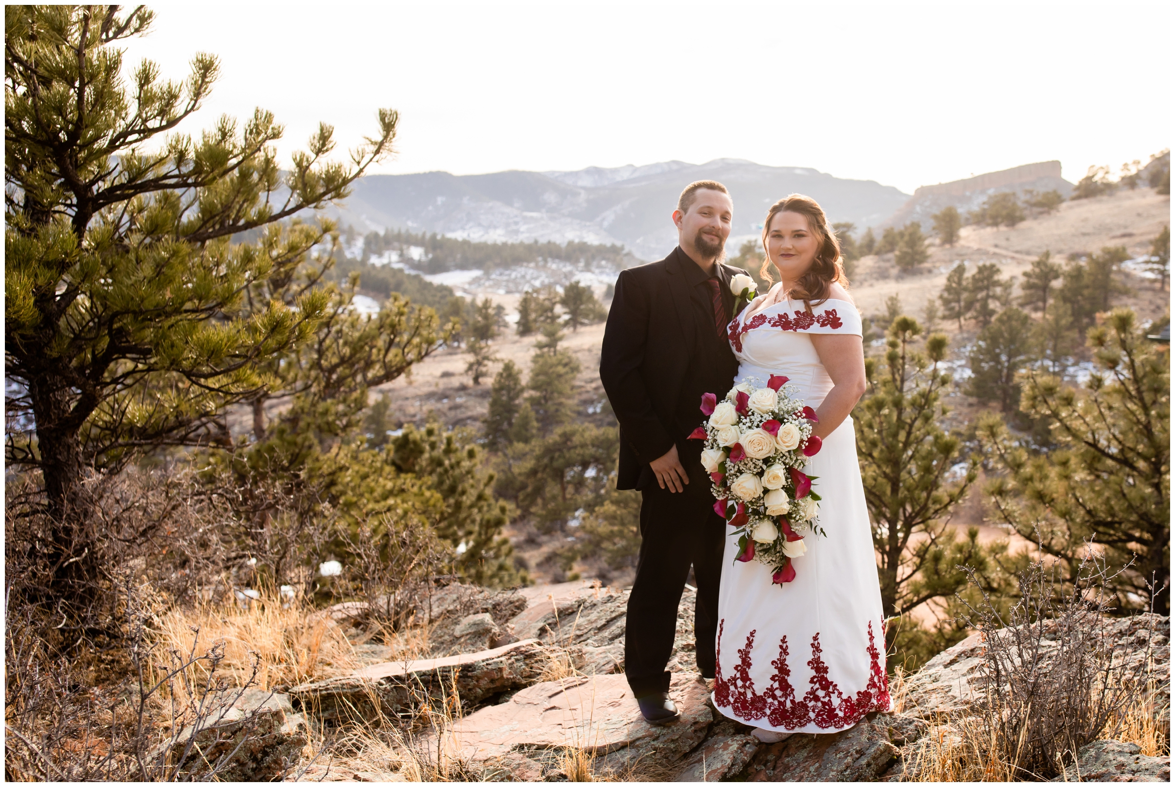 Lionscrest Manor winter wedding photos by Colorado mountain photographer Plum Pretty Photography