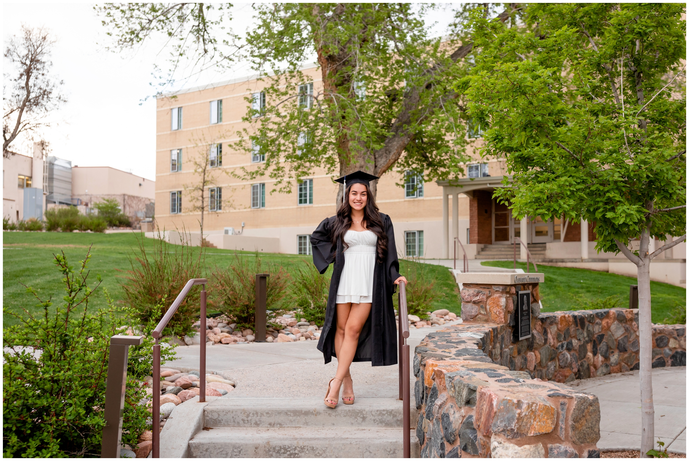 Colorado college graduation portraits at the Colorado School of Mines by senior photographer Plum Pretty Photography