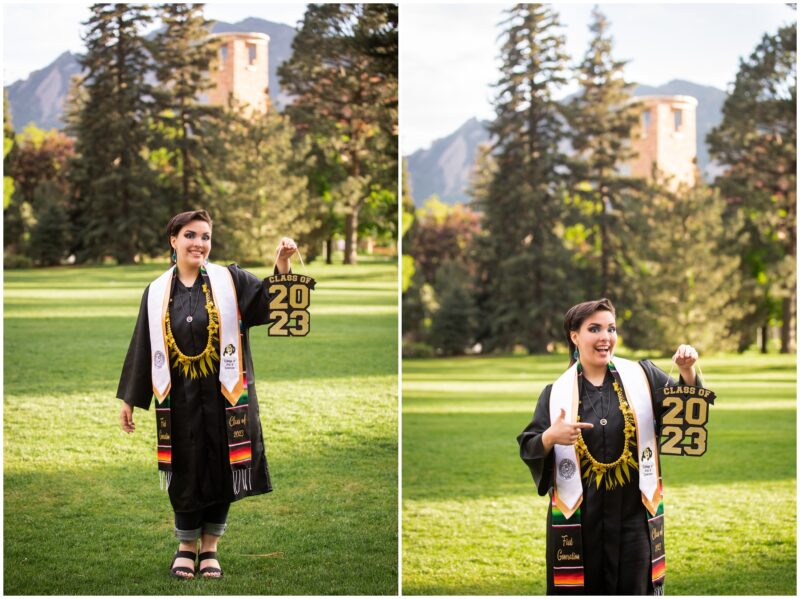 CU Boulder Graduation Portraits Colorado College Senior Photos