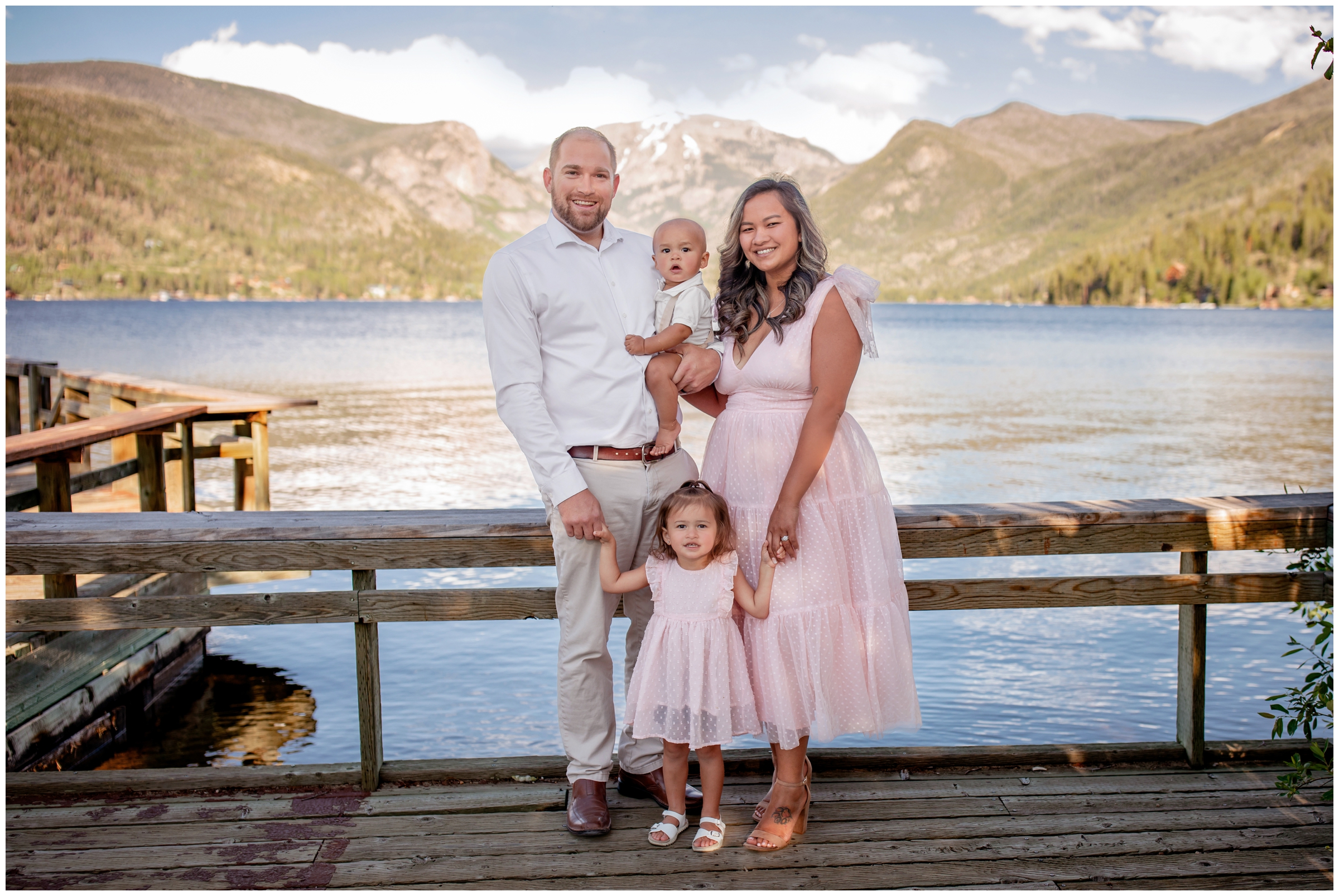 Grand Lake family photos at Point Park by Colorado mountain portrait photographer Plum Pretty Photography
