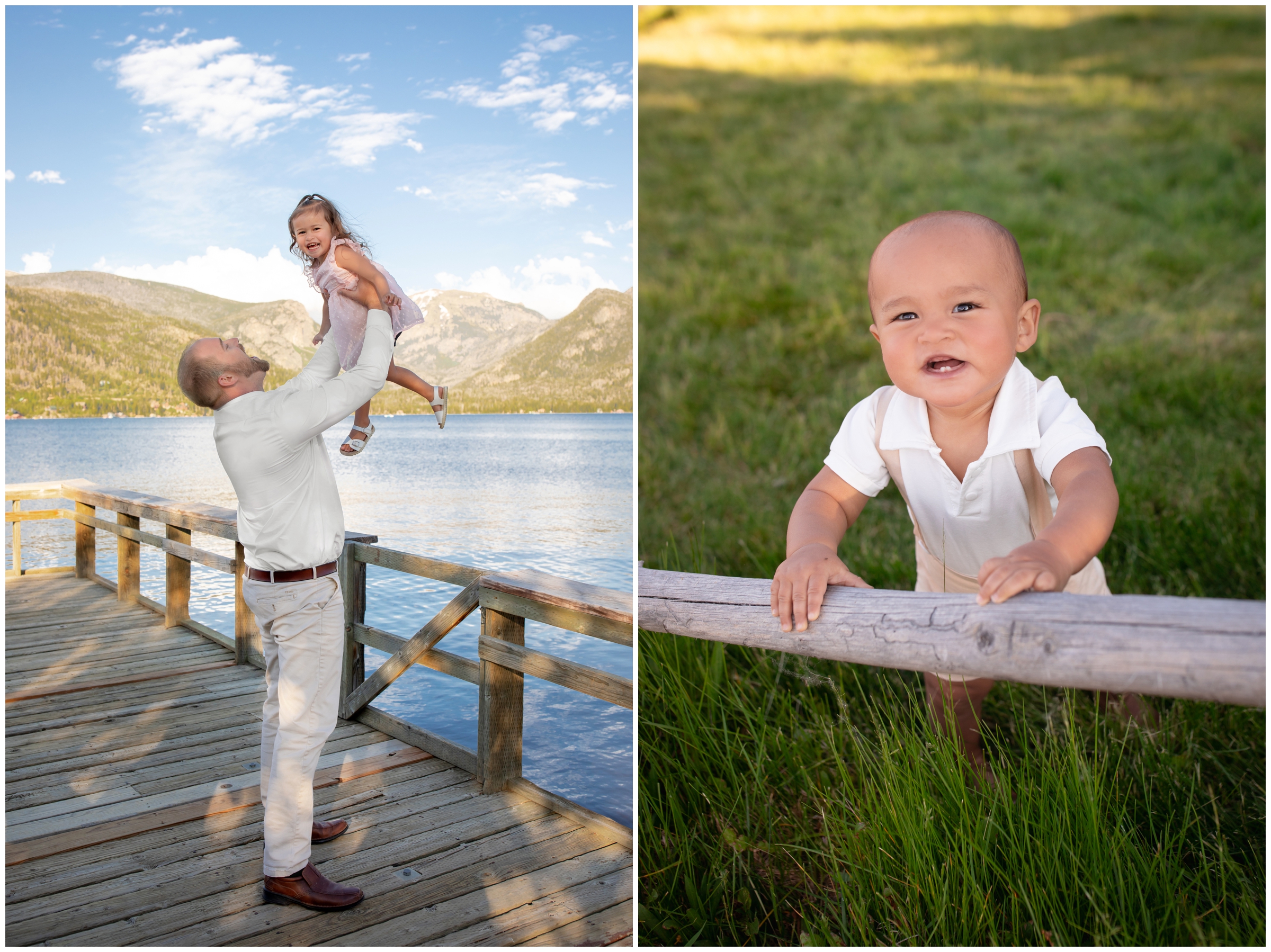 Grand Lake family photos at Point Park by Colorado mountain portrait photographer Plum Pretty Photography