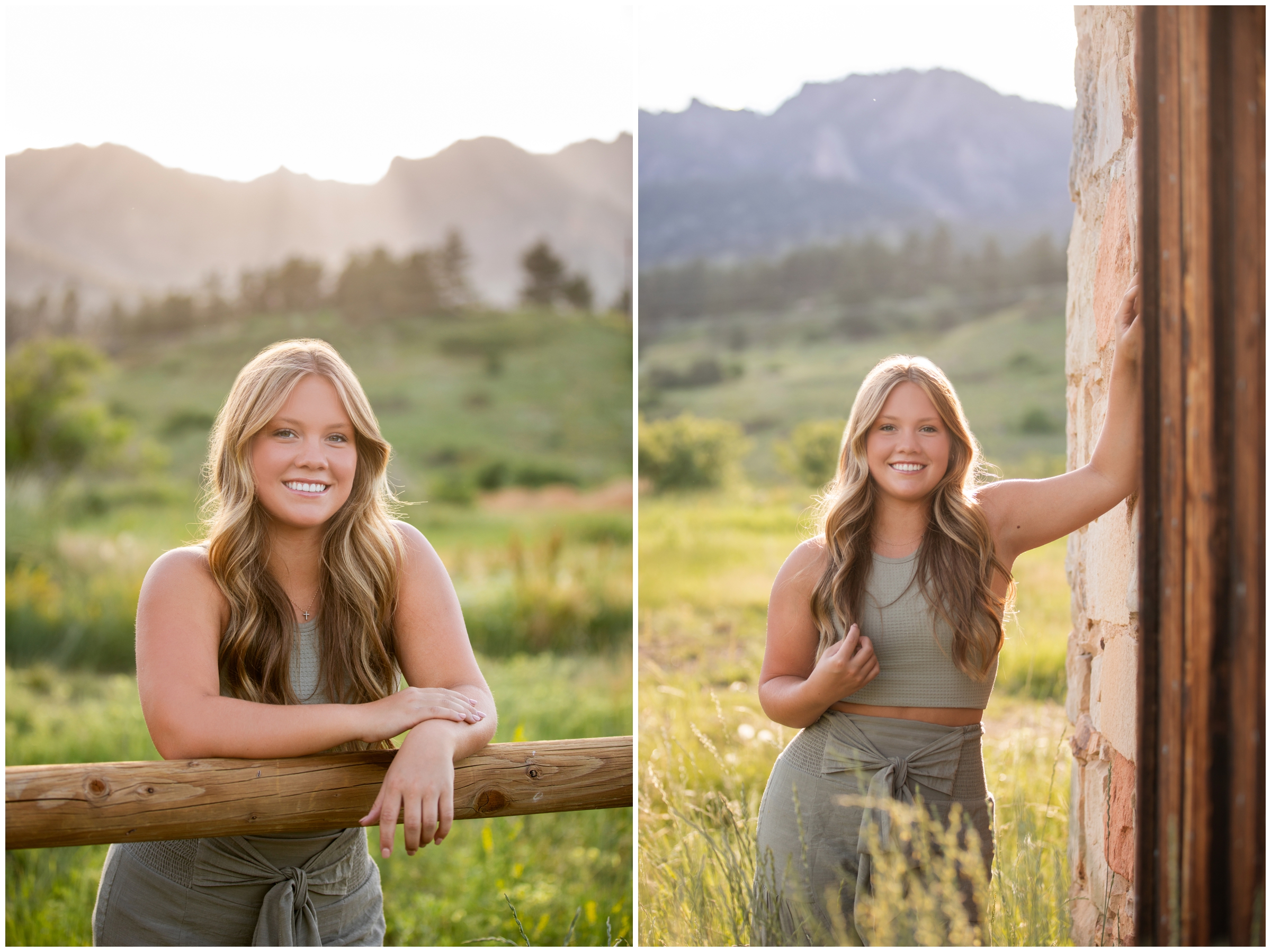 Colorado summer senior pictures at South Mesa Trail by Boulder photographer Plum Pretty Photography