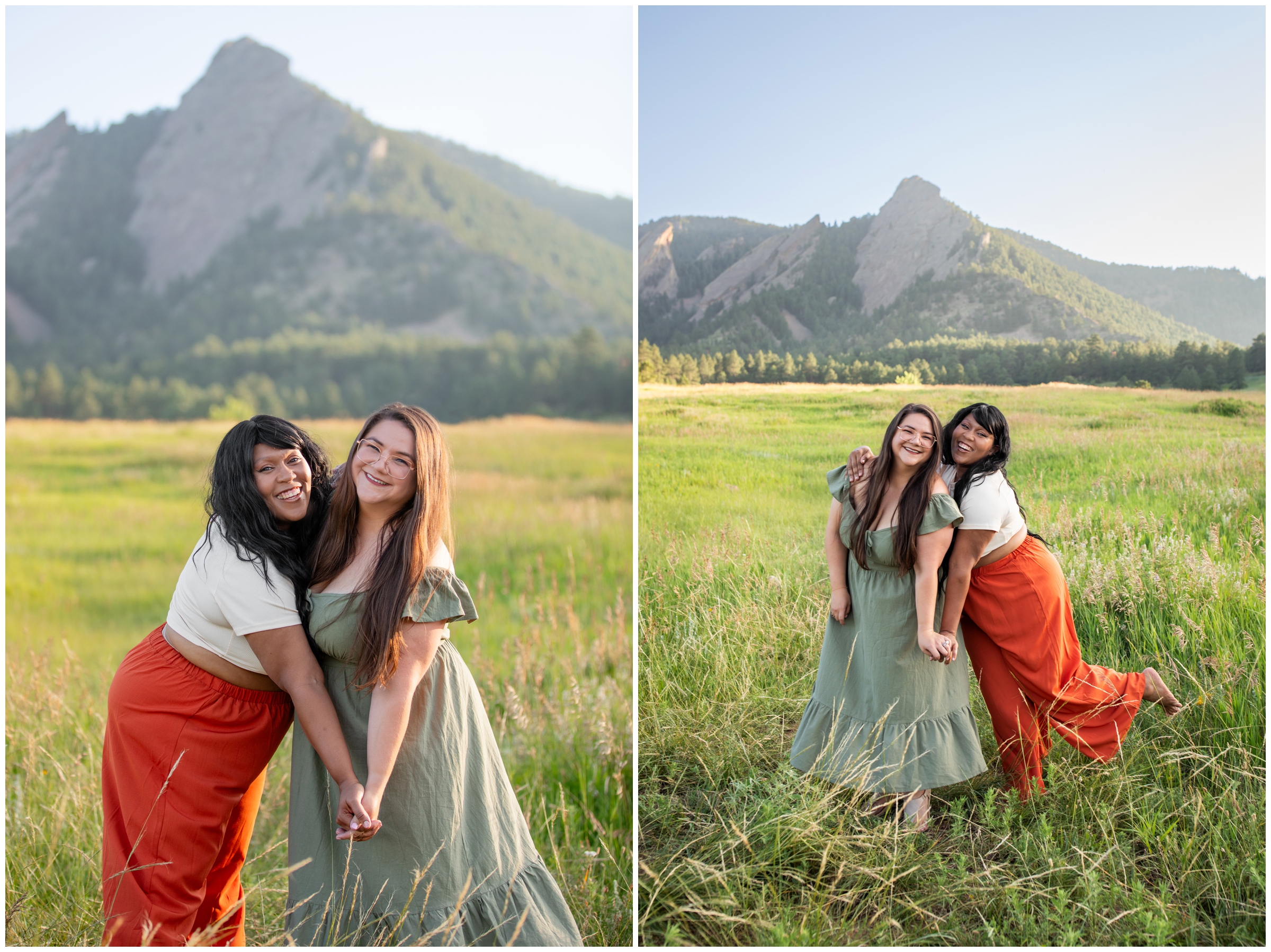 adult women best friends portrait photography session at Chautauqua by Boulder photographer Plum Pretty Photography 
