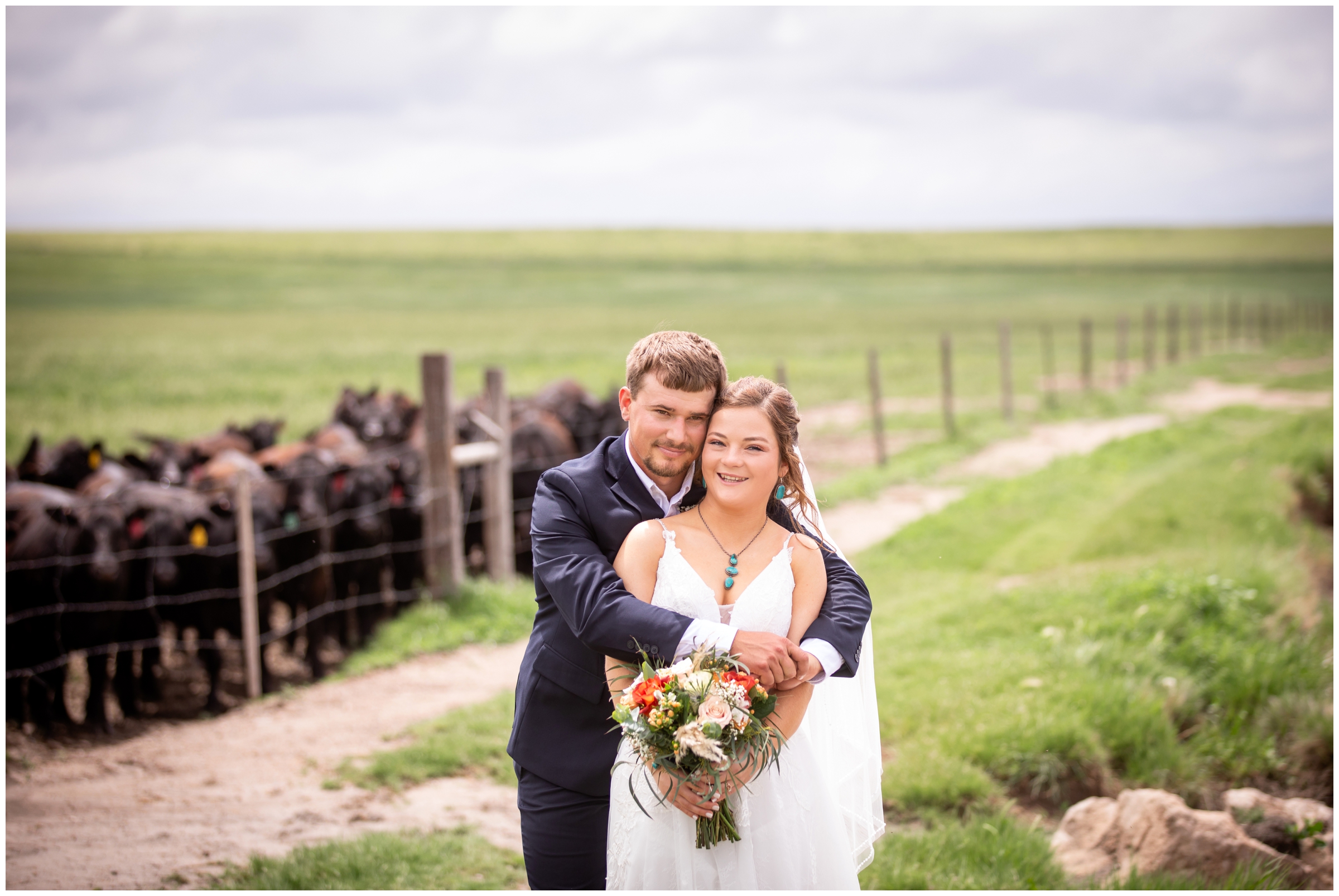 Crook Colorado wedding photos during the summer by rustic wedding photographer Plum Pretty Photography