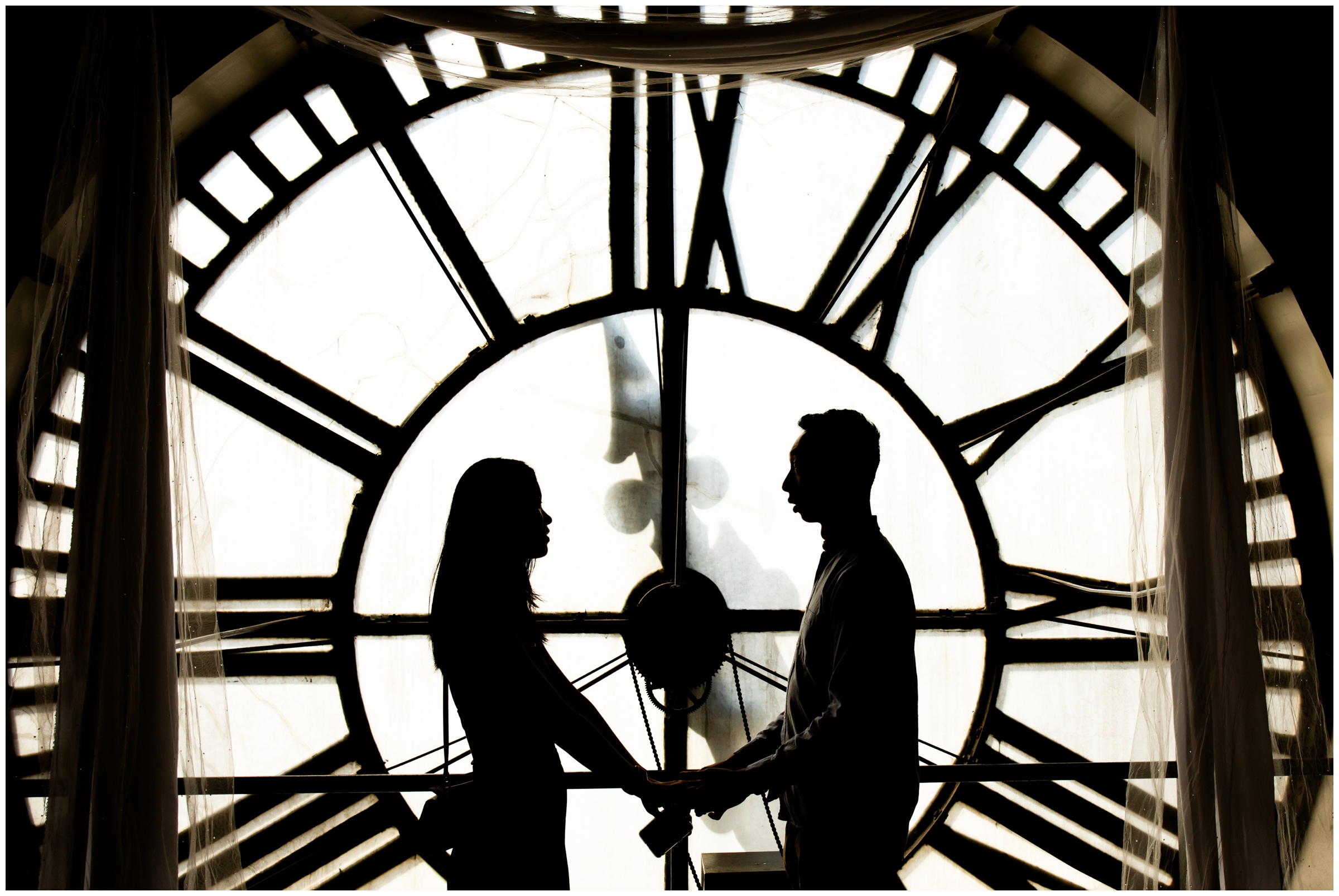 Clocktower Denver proposal photos by Colorado engagement photographer Plum Pretty Photography