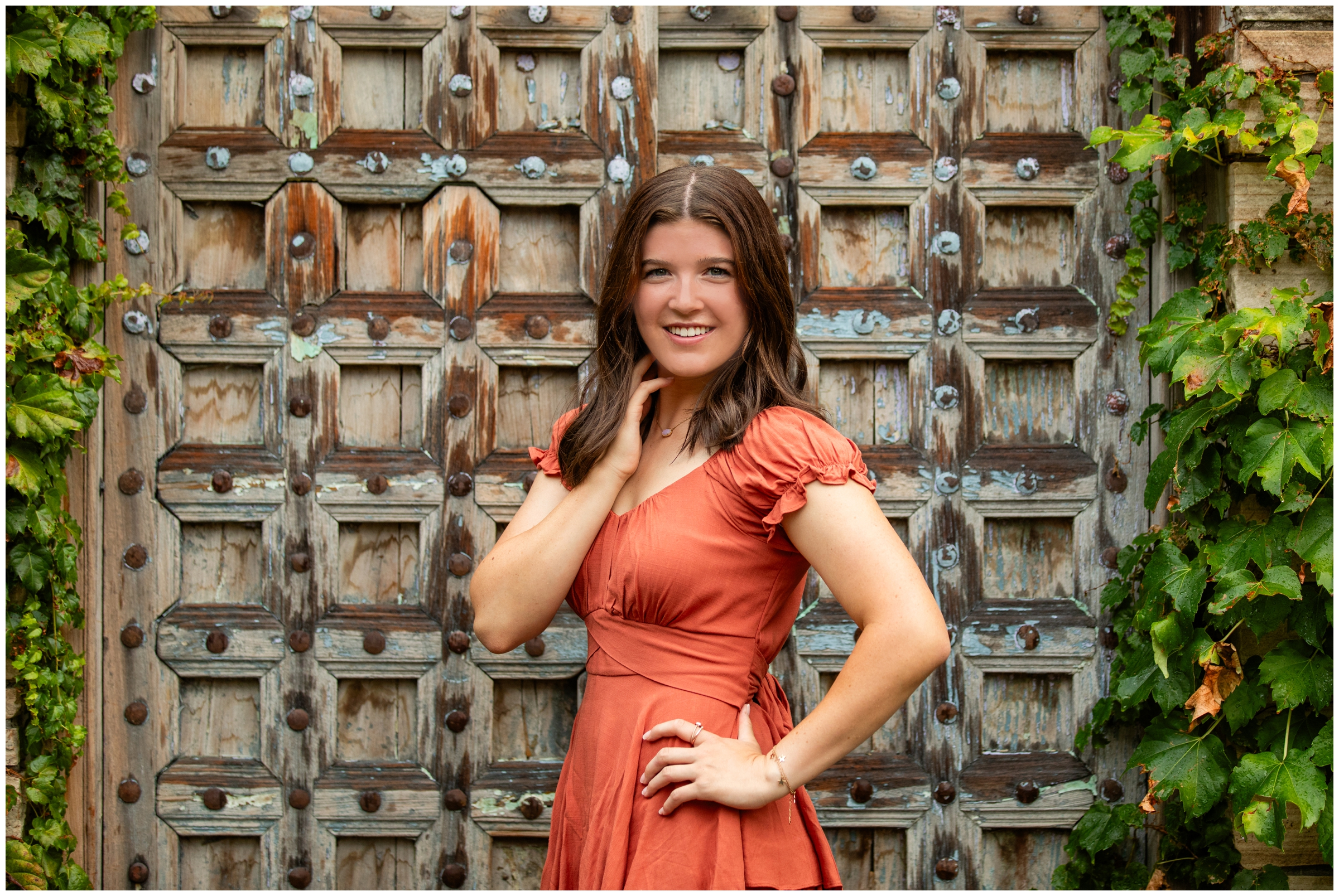 Denver Botanic Gardens senior photos by Colorado portrait photographer Plum Pretty Photography