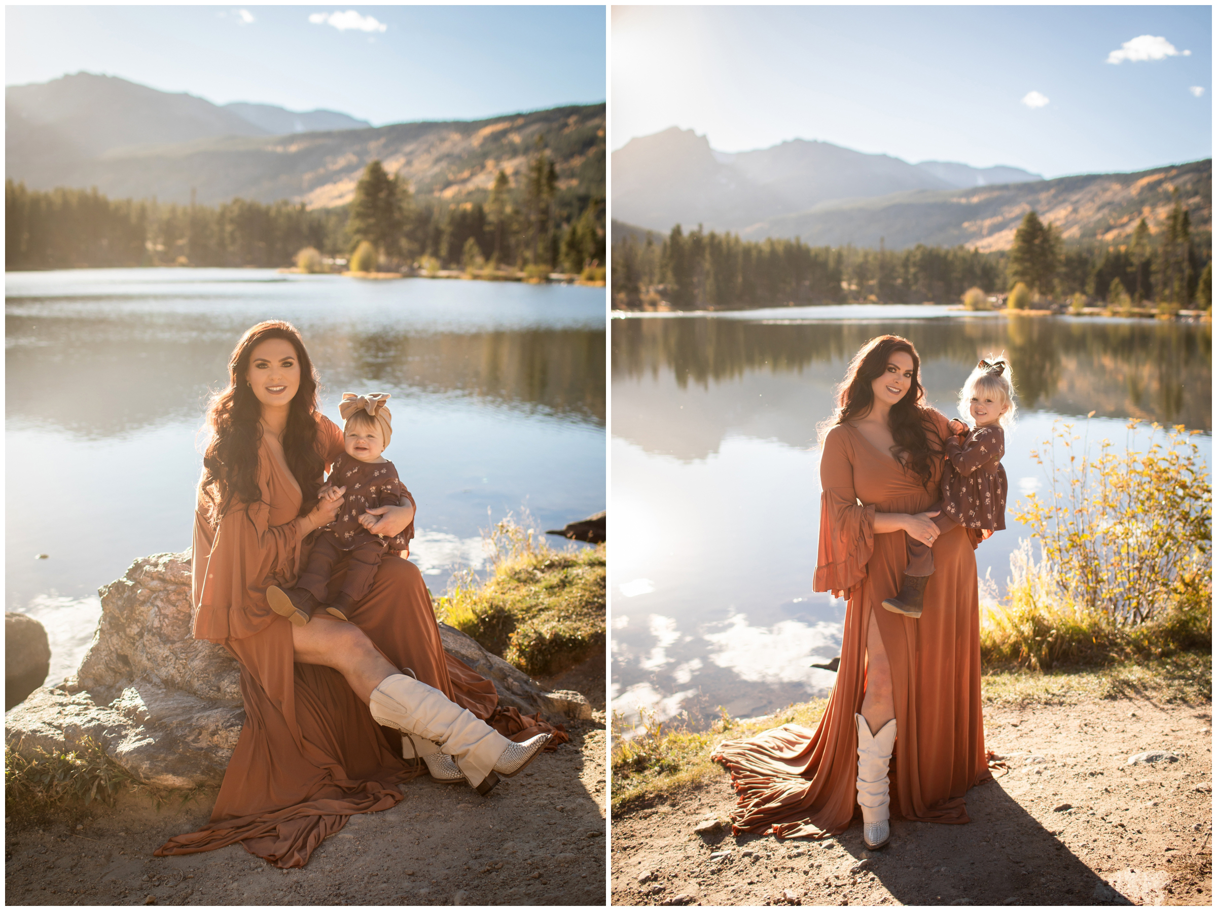 RMNP family portraits at Sprague Lake by Colorado photographer Plum Pretty Photography