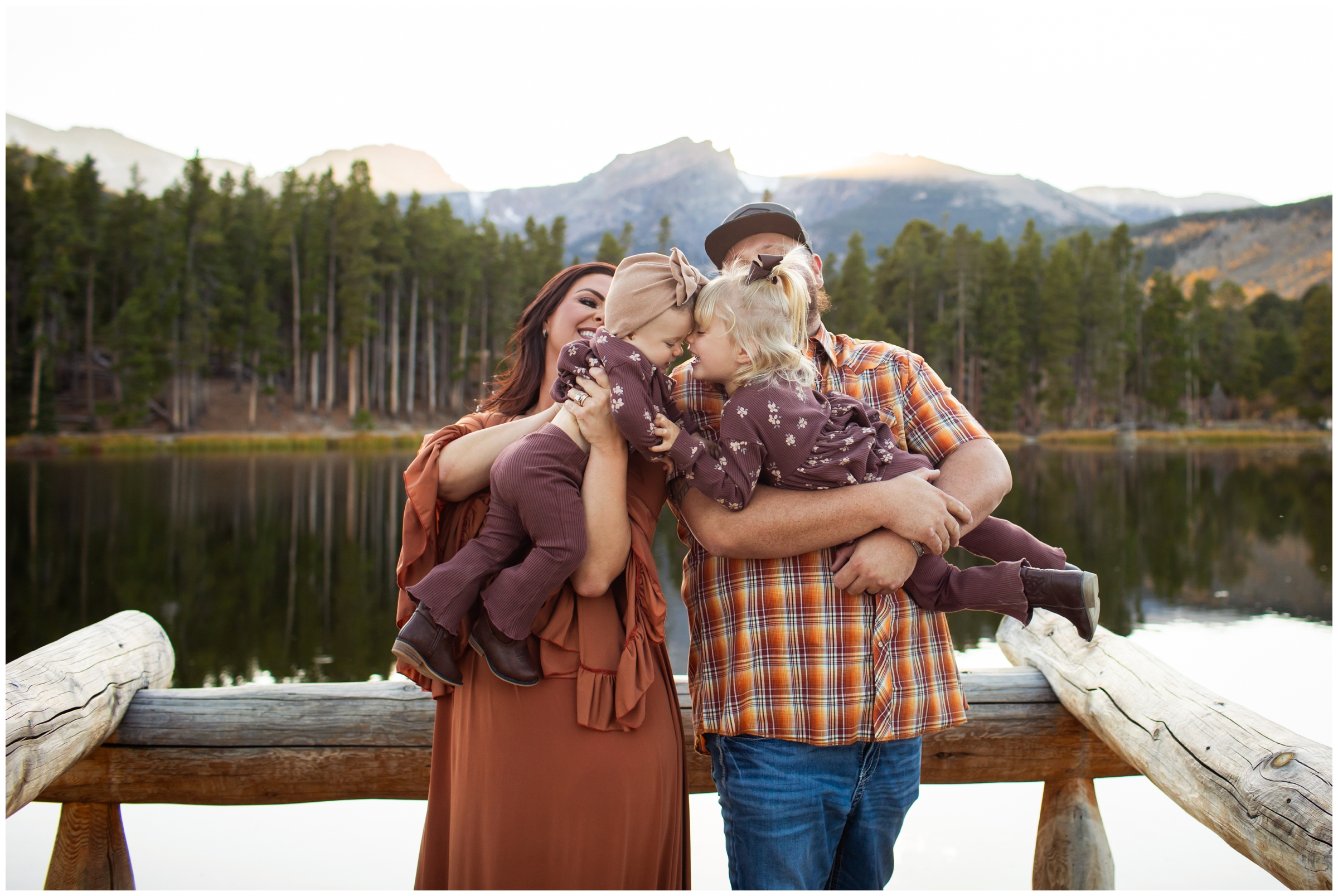 RMNP family portraits at Sprague Lake by Colorado photographer Plum Pretty Photography