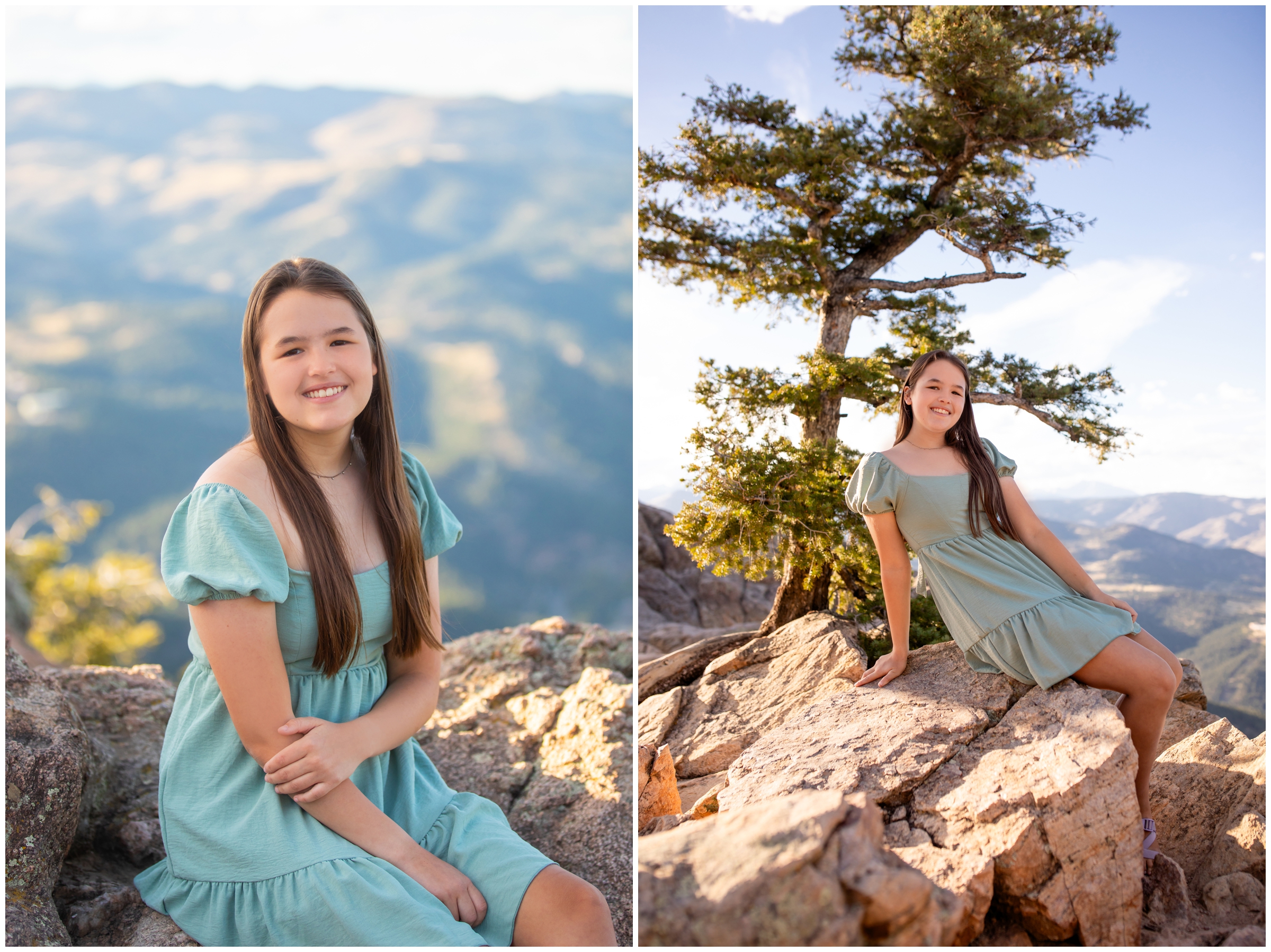 Lost Gulch Overlook Boulder Colorado mountain senior pictures by Plum Pretty Photography 