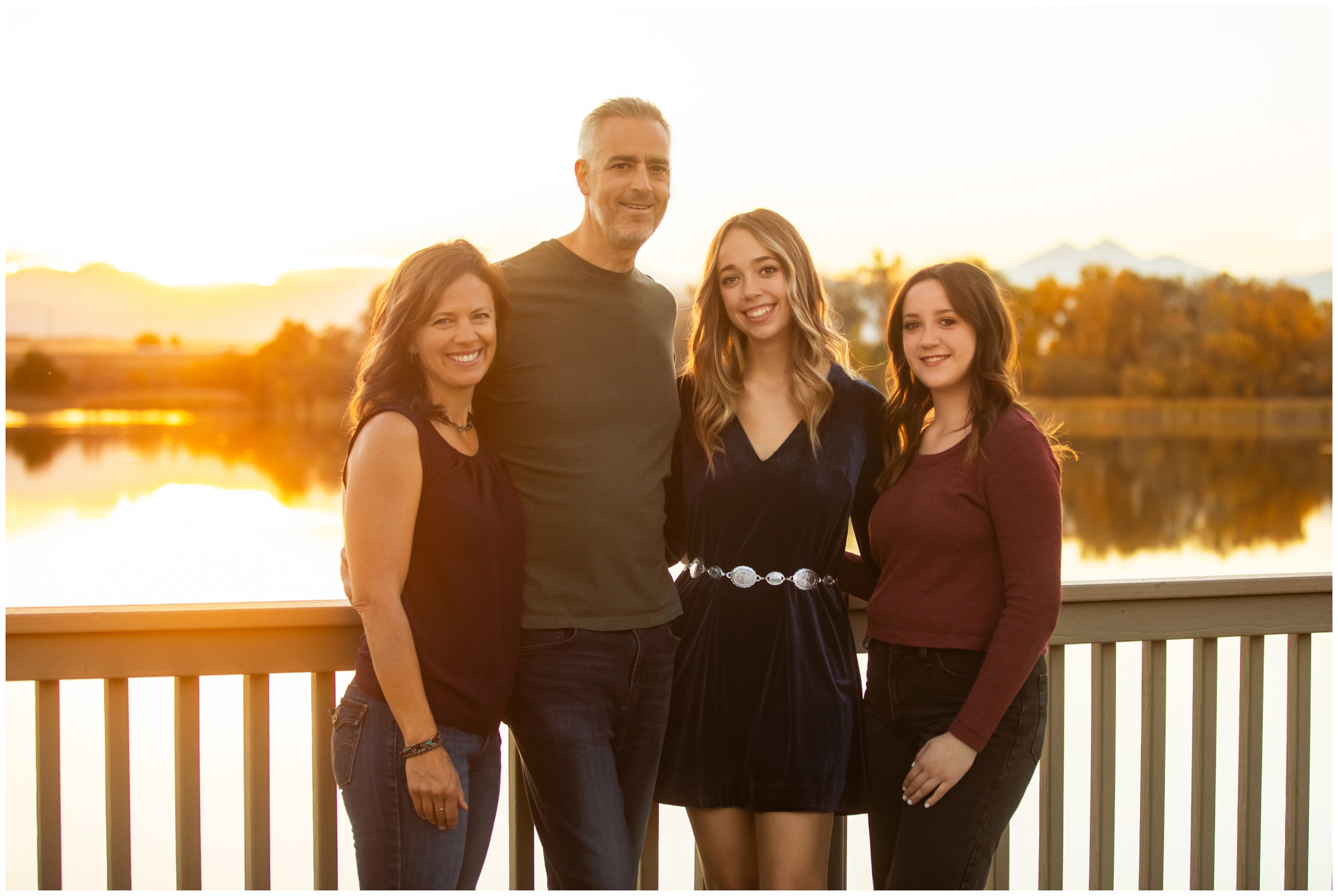 sunny golden hour family photos by Plum Pretty Photography 