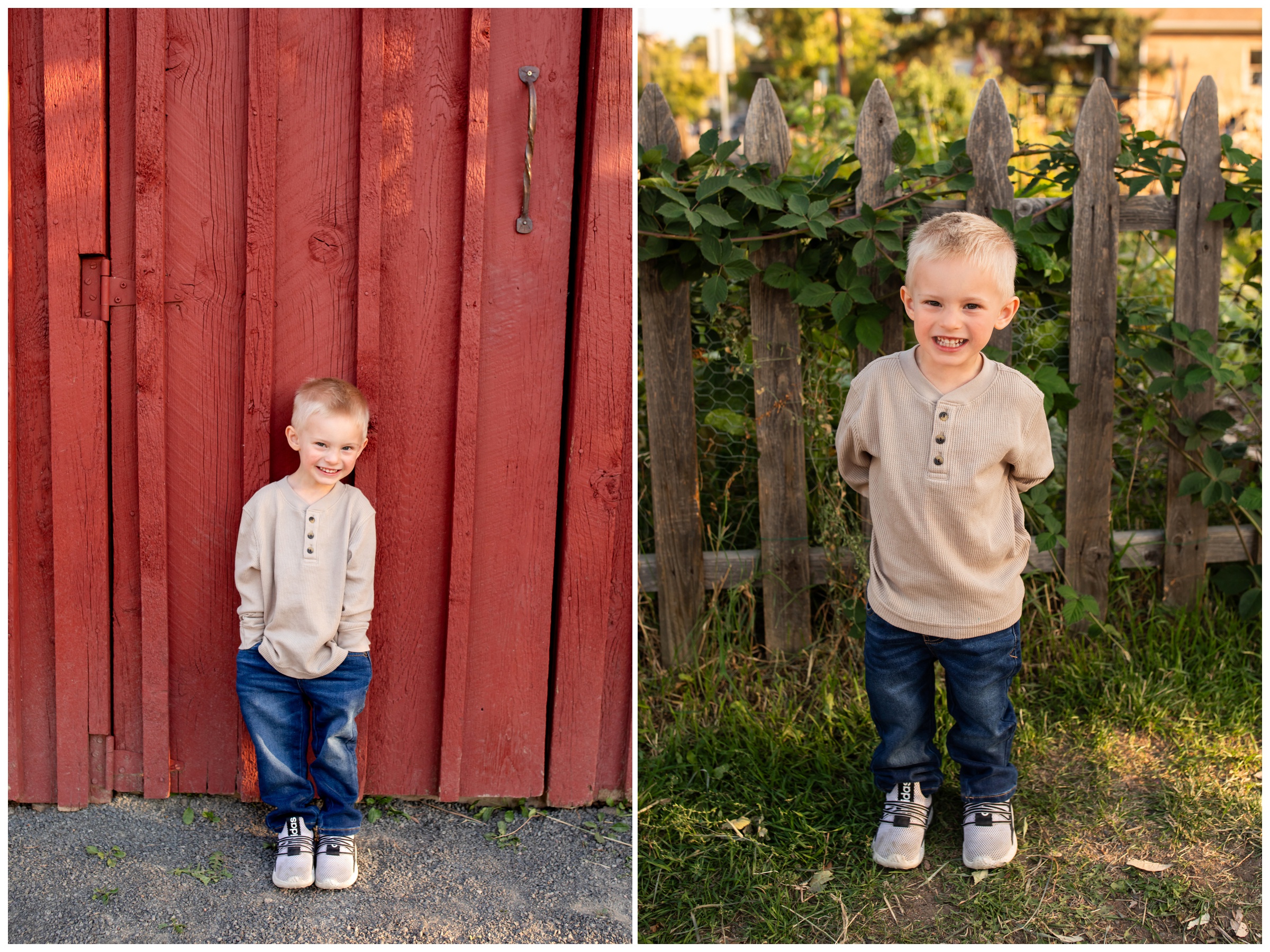 Colorado fall family portraits at the Golden History Park by photographer Plum Pretty Photography