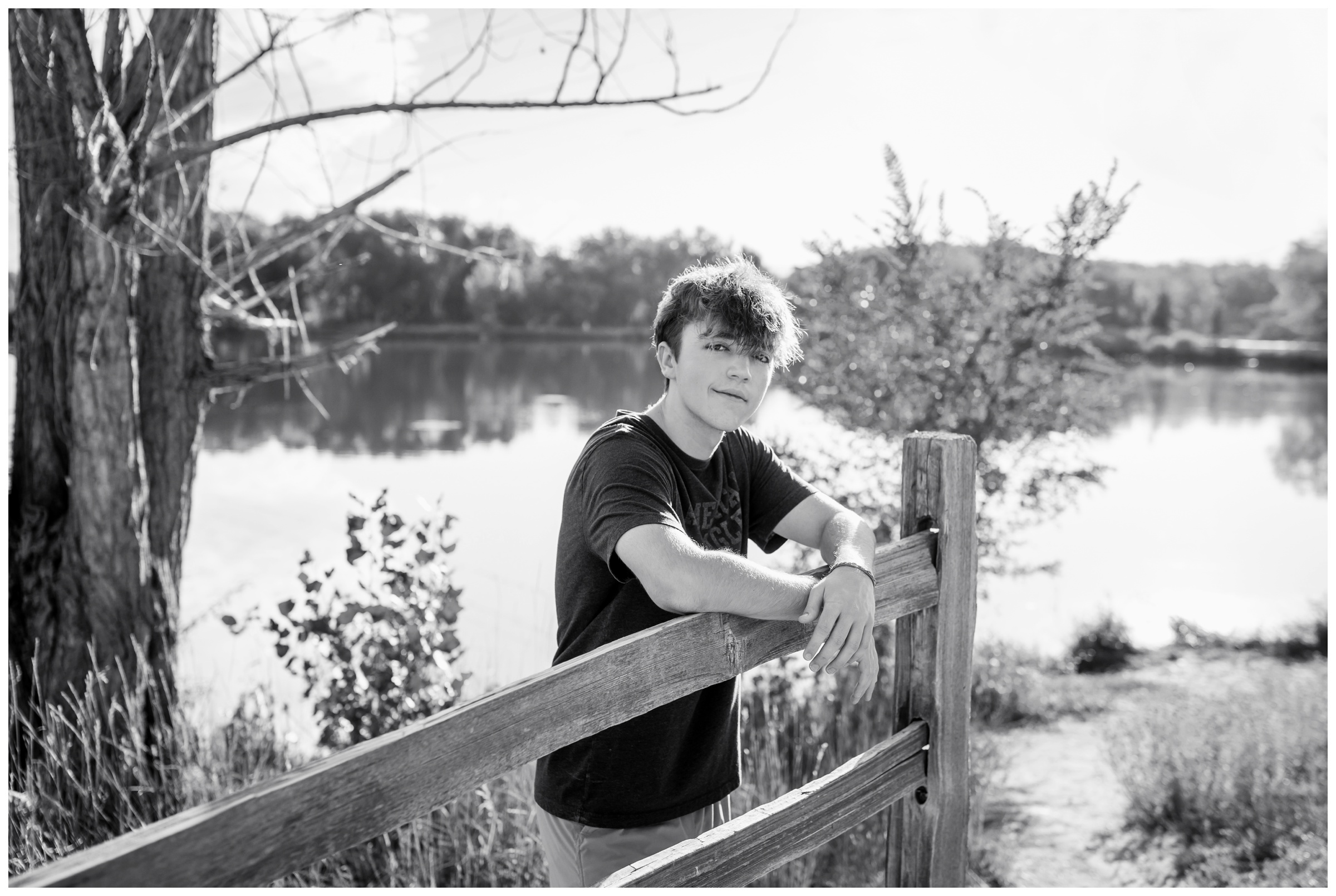 Mead High senior pictures at Golden Ponds Nature Area by Colorado portrait photographer Plum Pretty Photography