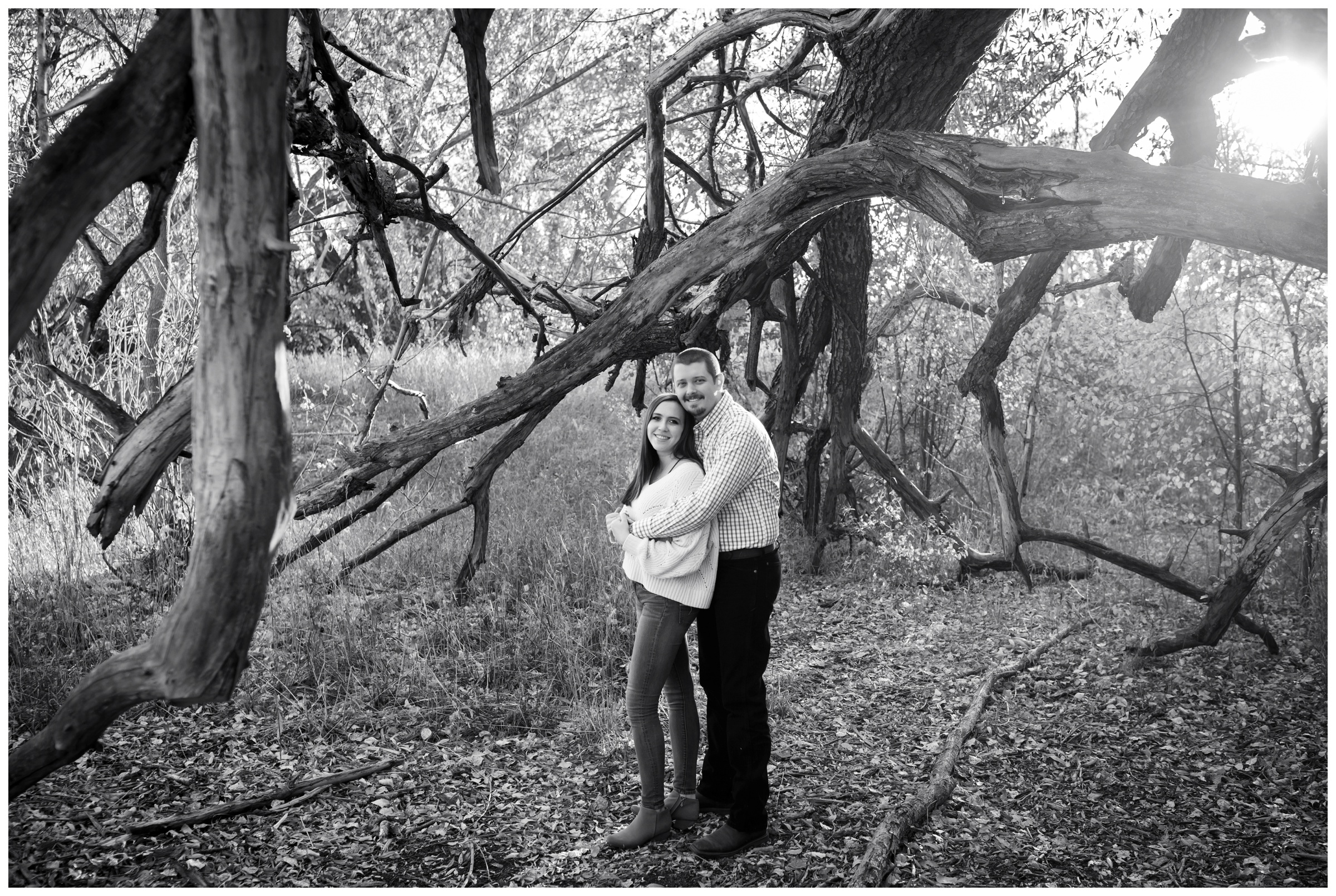 couples session at Legacy Park in Colorado