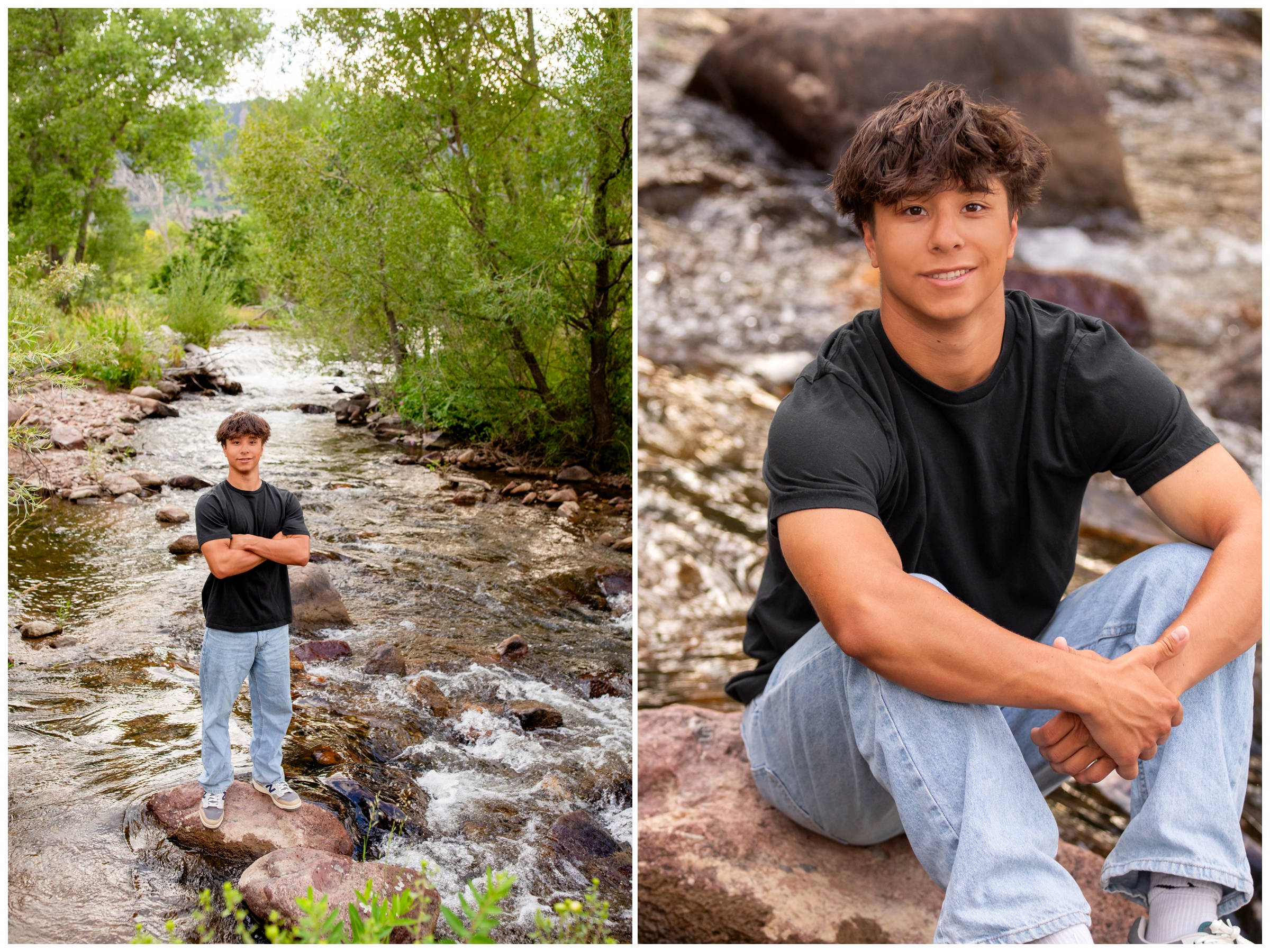 Holy Family High senior pictures at South Mesa in Boulder by Colorado portrait photographer Plum Pretty Photography