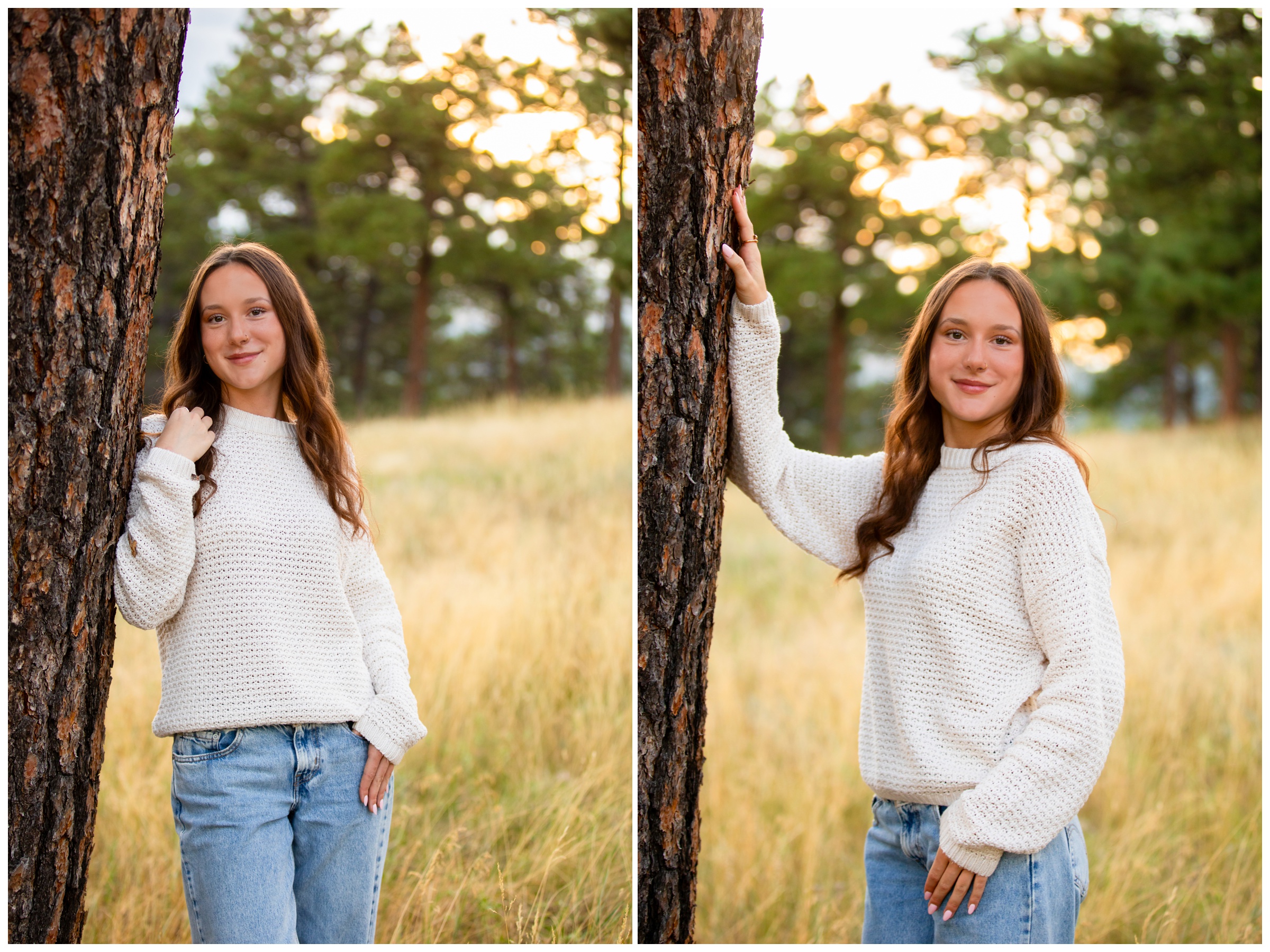 Silver Creek High senior pictures at Betasso Preserve by Boulder Colorado portrait photographer Plum Pretty Photography