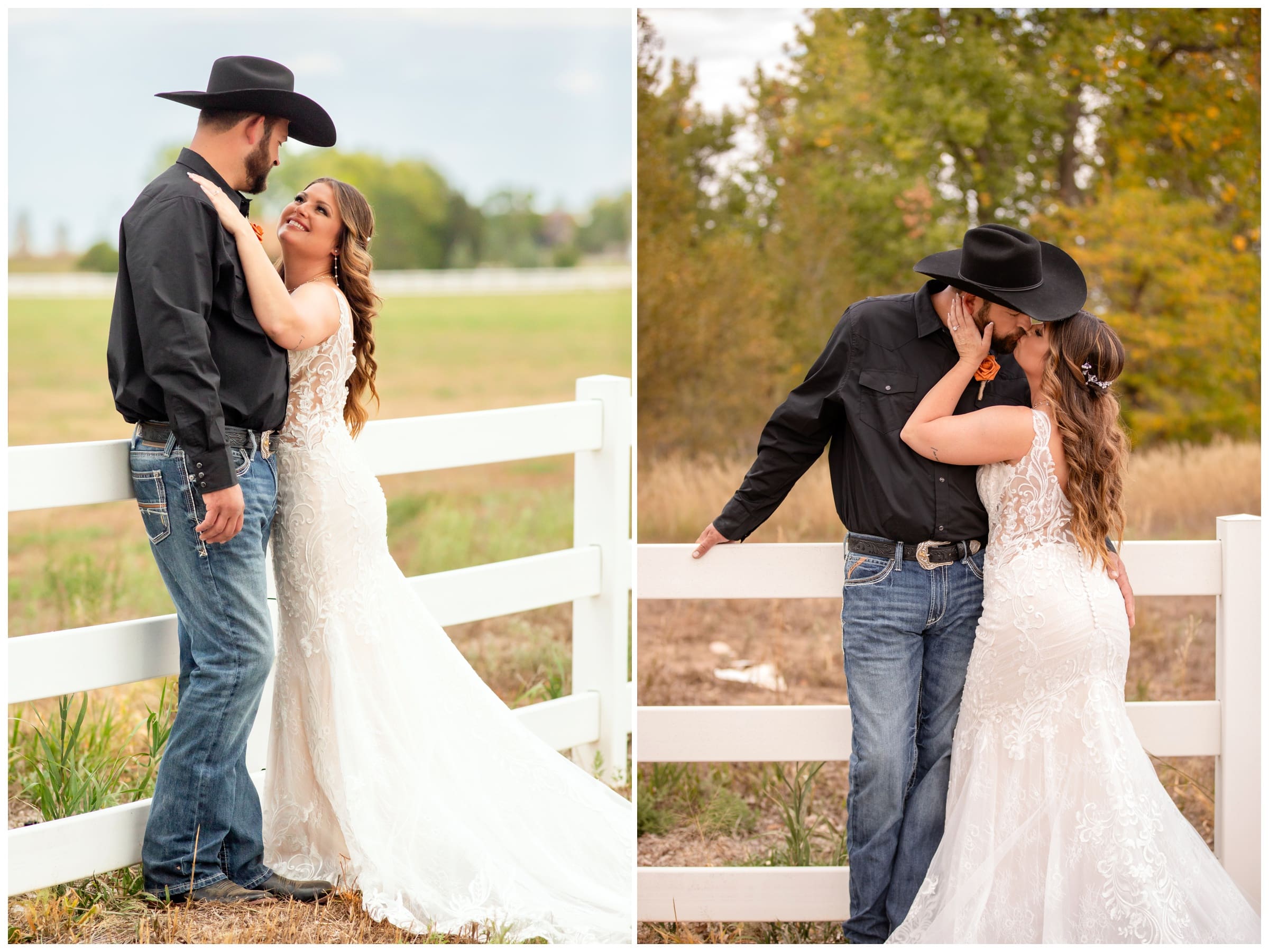 Rustic fall Longmont Colorado wedding photography at a farm by photographer Plum Pretty Photography